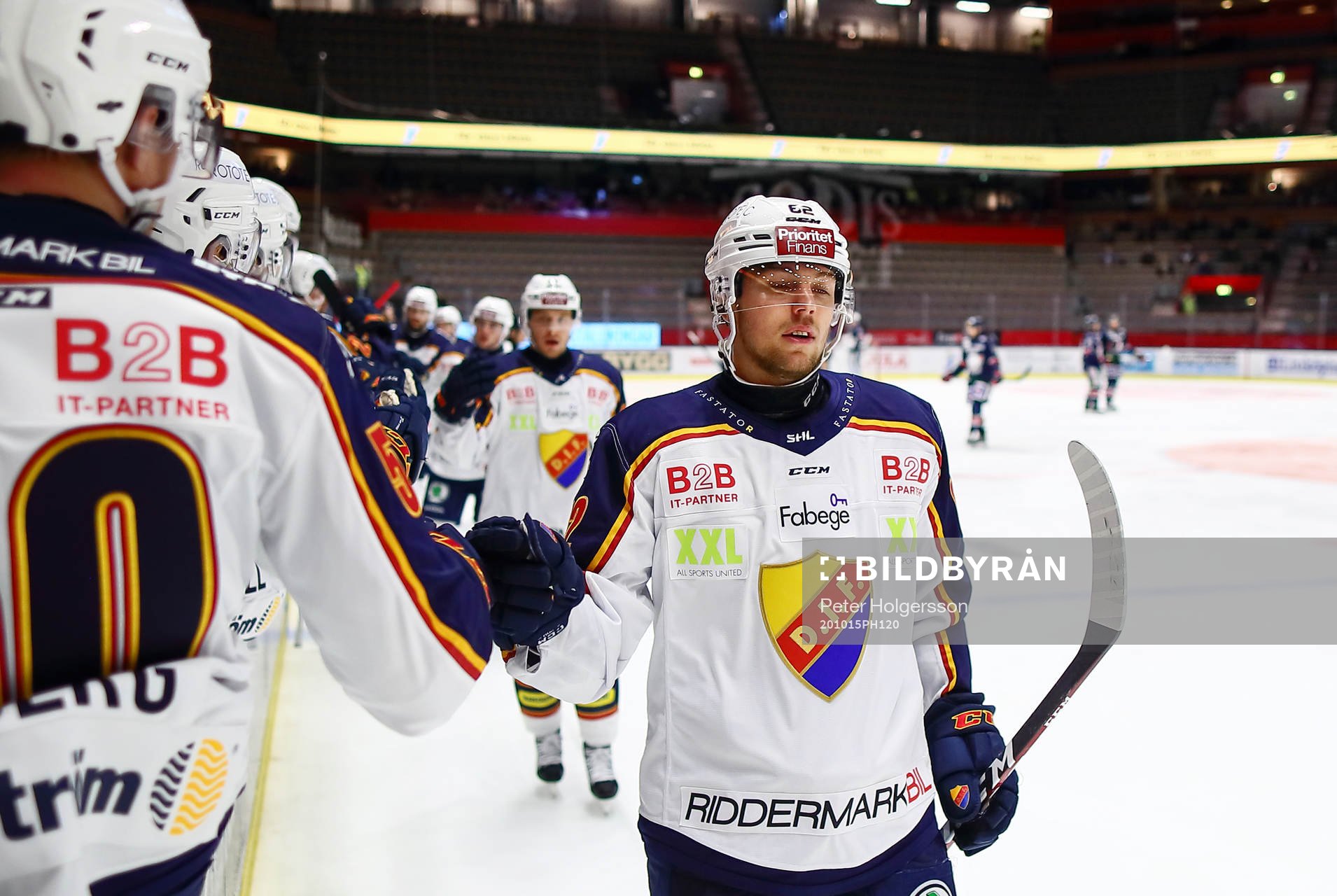 Djurgårdens Manuel Ågren jublar