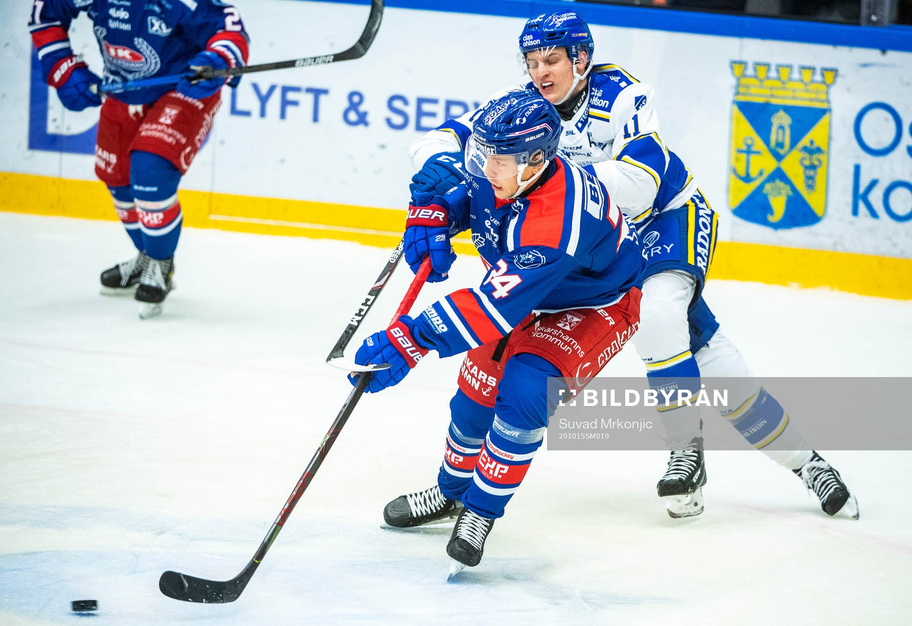 Oskarshamns Kim Strömberg och Leksands Martin Karlsson