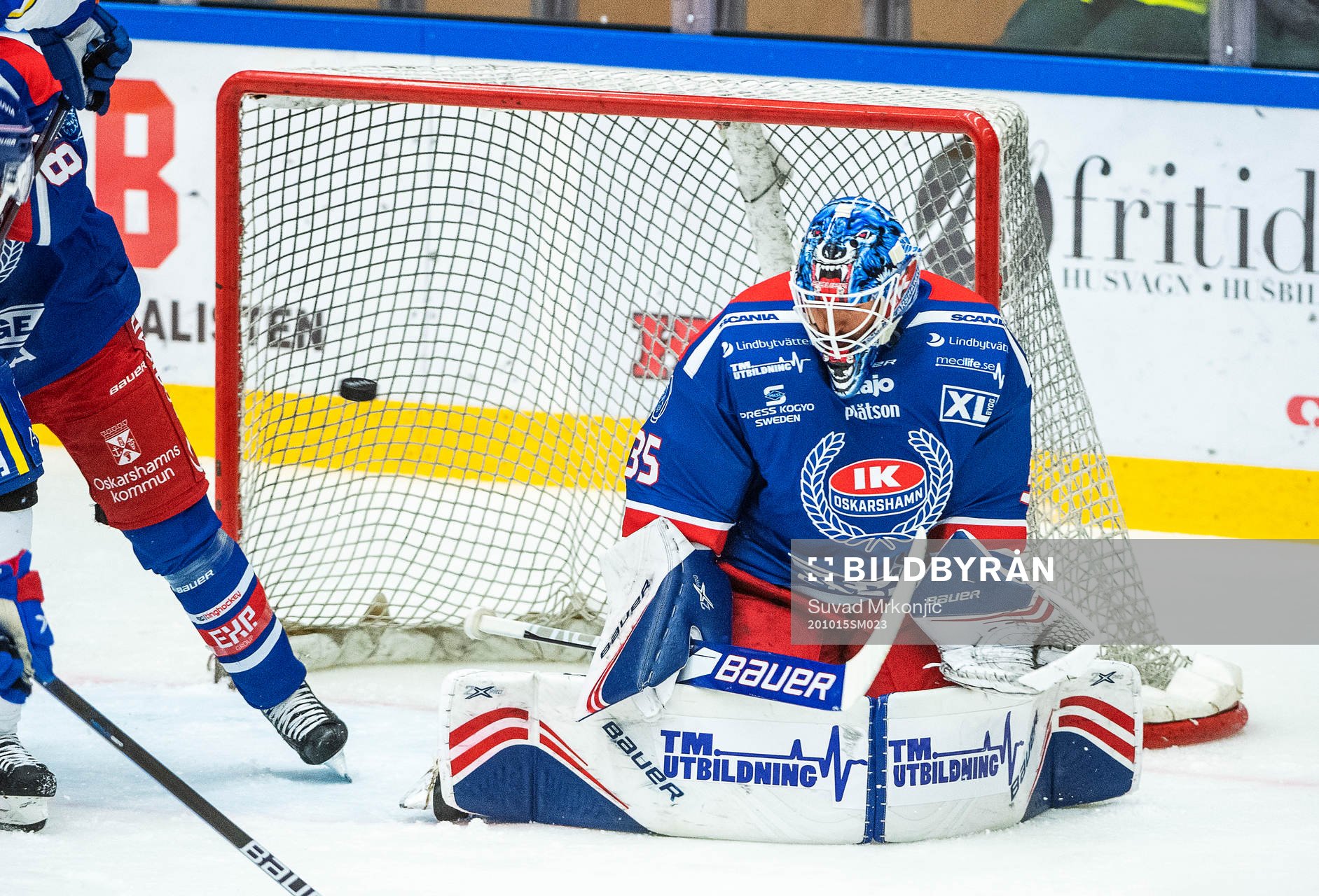 Oskarshamns målvakt Joe Cannata