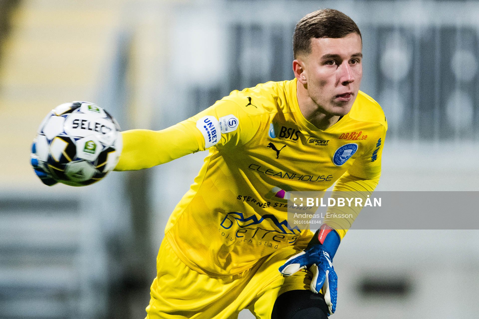 Akropolis målvakt Samuel Brolin