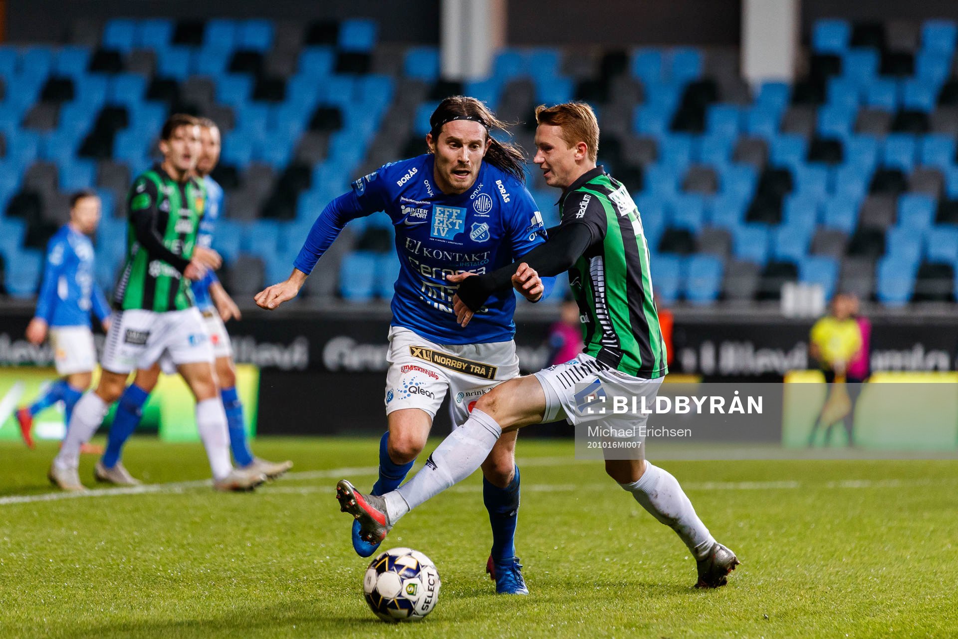 Norrbys Nino Osmanagic och GAIS Julius Lindberg