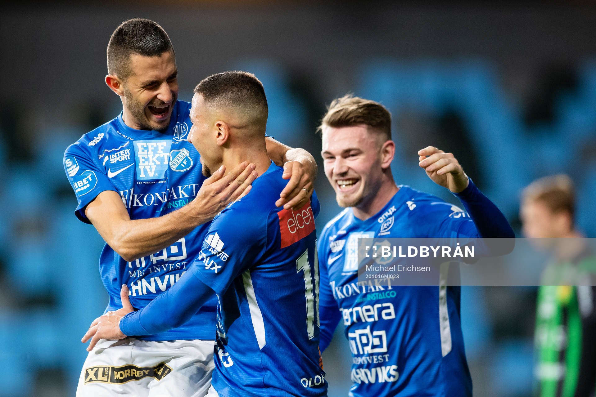 Norrbys Abdelrahman Saidi jublar ihop med Alen Krasnici