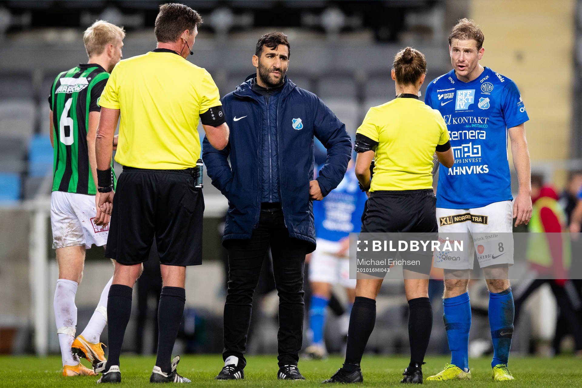 Norrbys manager Mak Lind och Nicklas Savolainen i