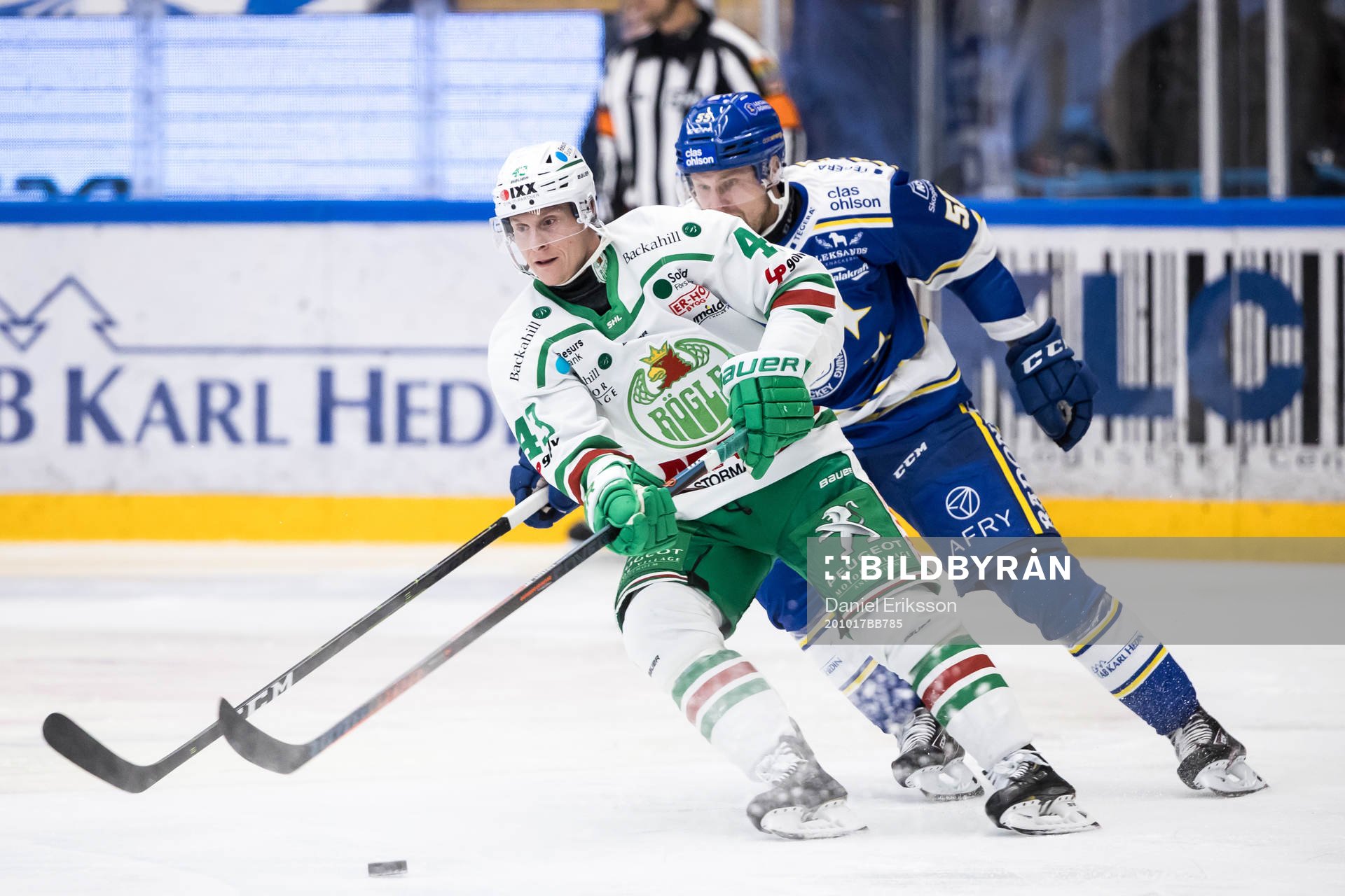 Rögles Olli Palola och Leksands Jonas Ahnelöv