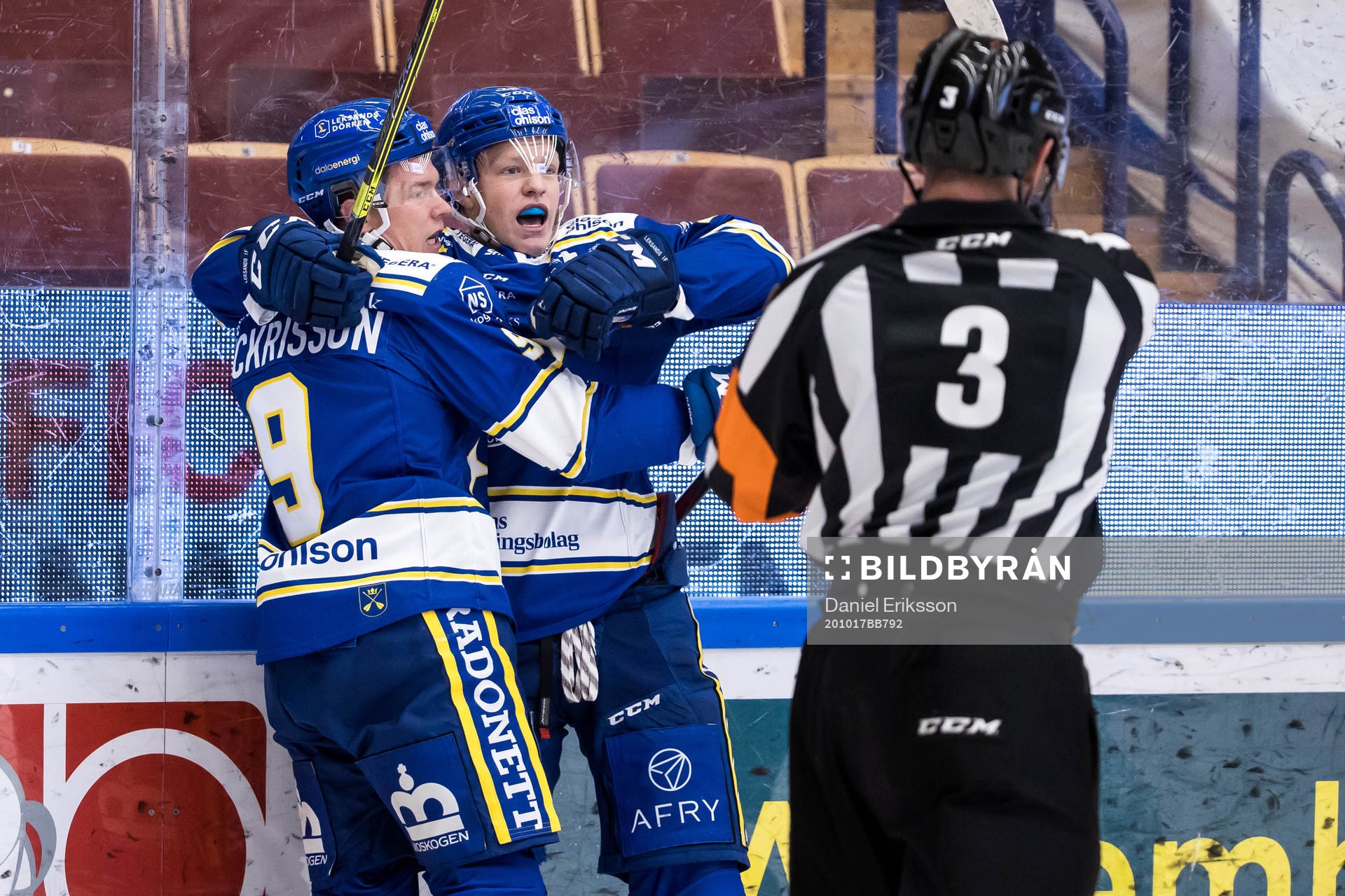 Leksands Emil Heineman jubel