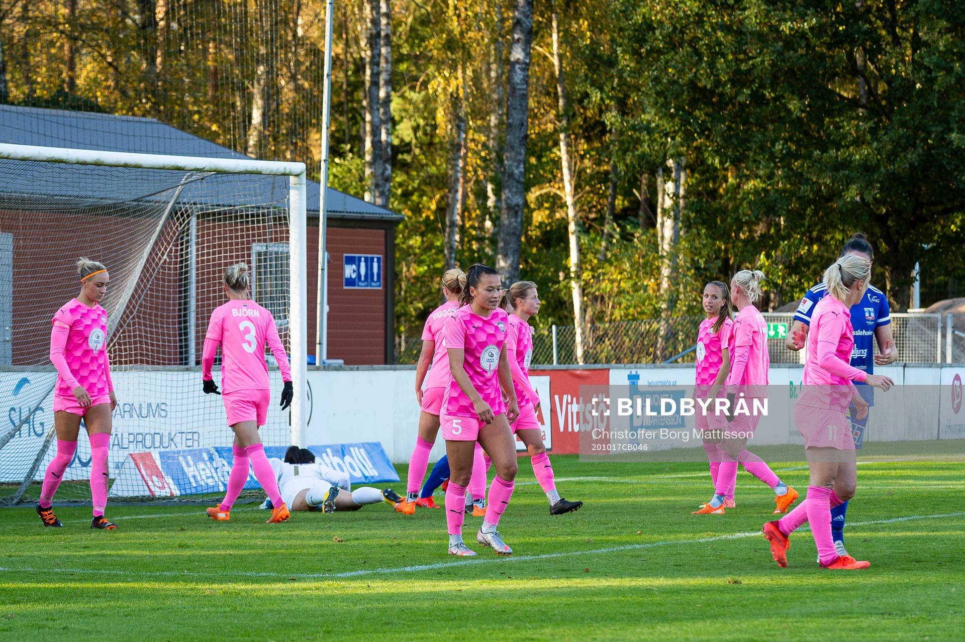 Rosengårds Sanne Troelsgaard, och Alexandra Lowe Riley