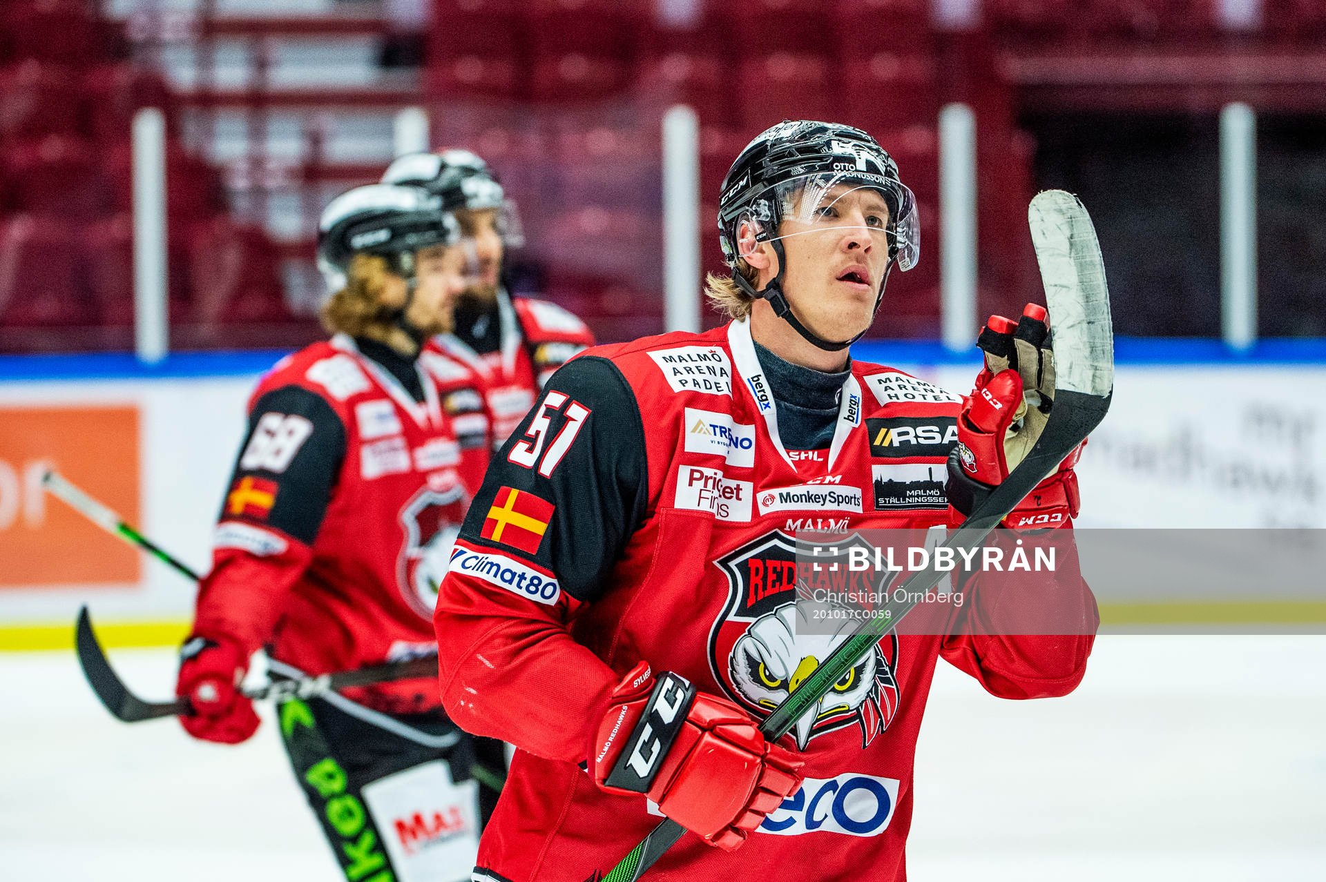 Malmö Redhawks Emil Sylvegård deppar
