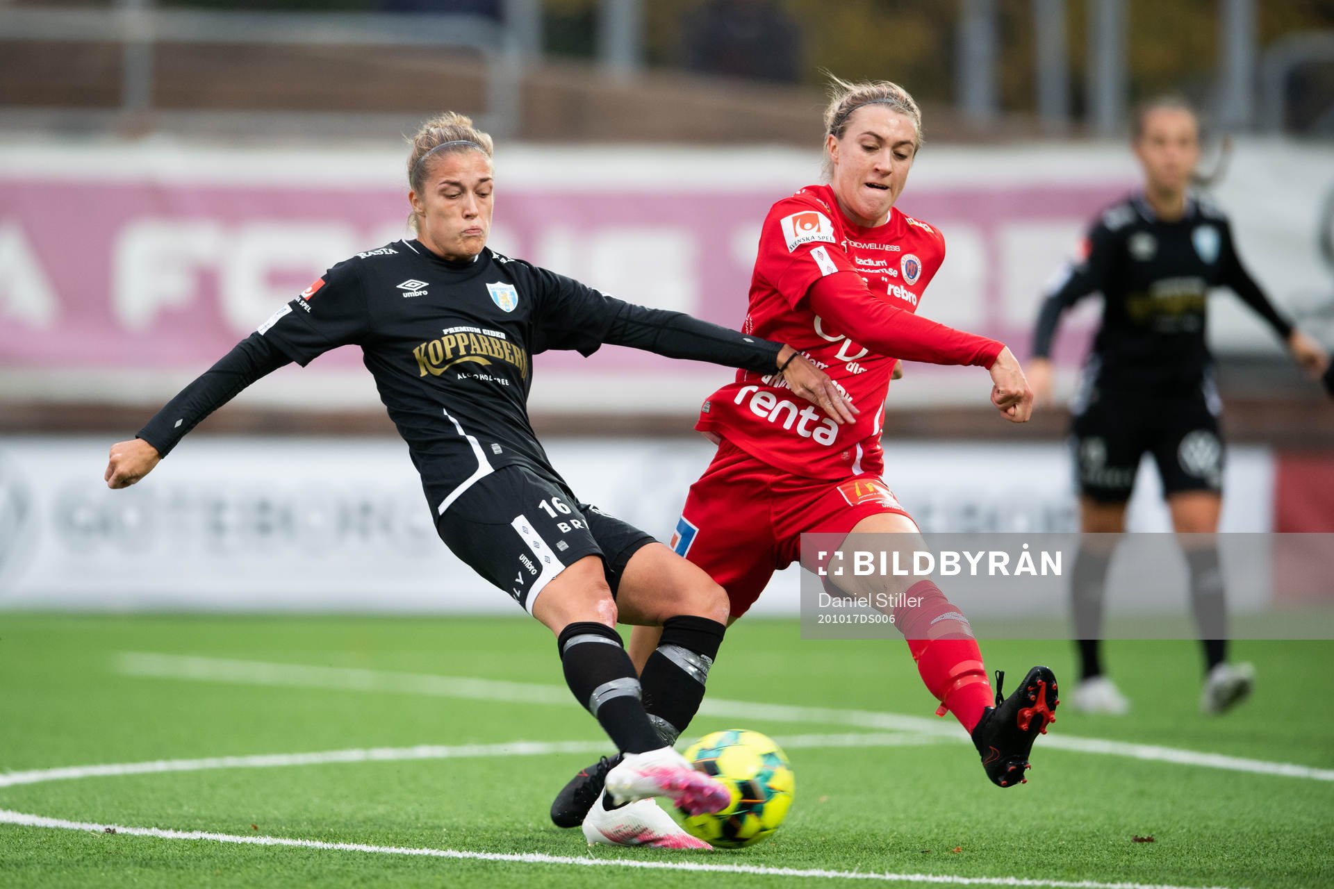Göteborgs Filippa Angeldal  och Örebros Freja Olofsson