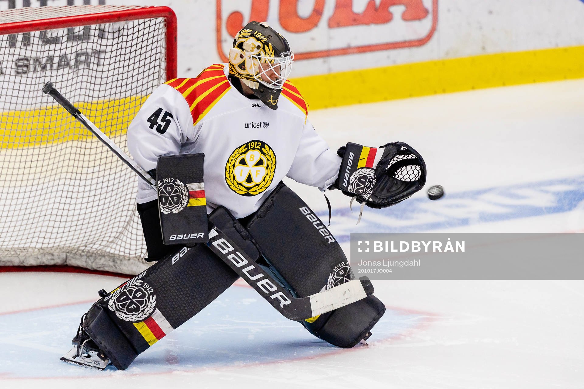 Brynäs målvakt Viktor Andrén