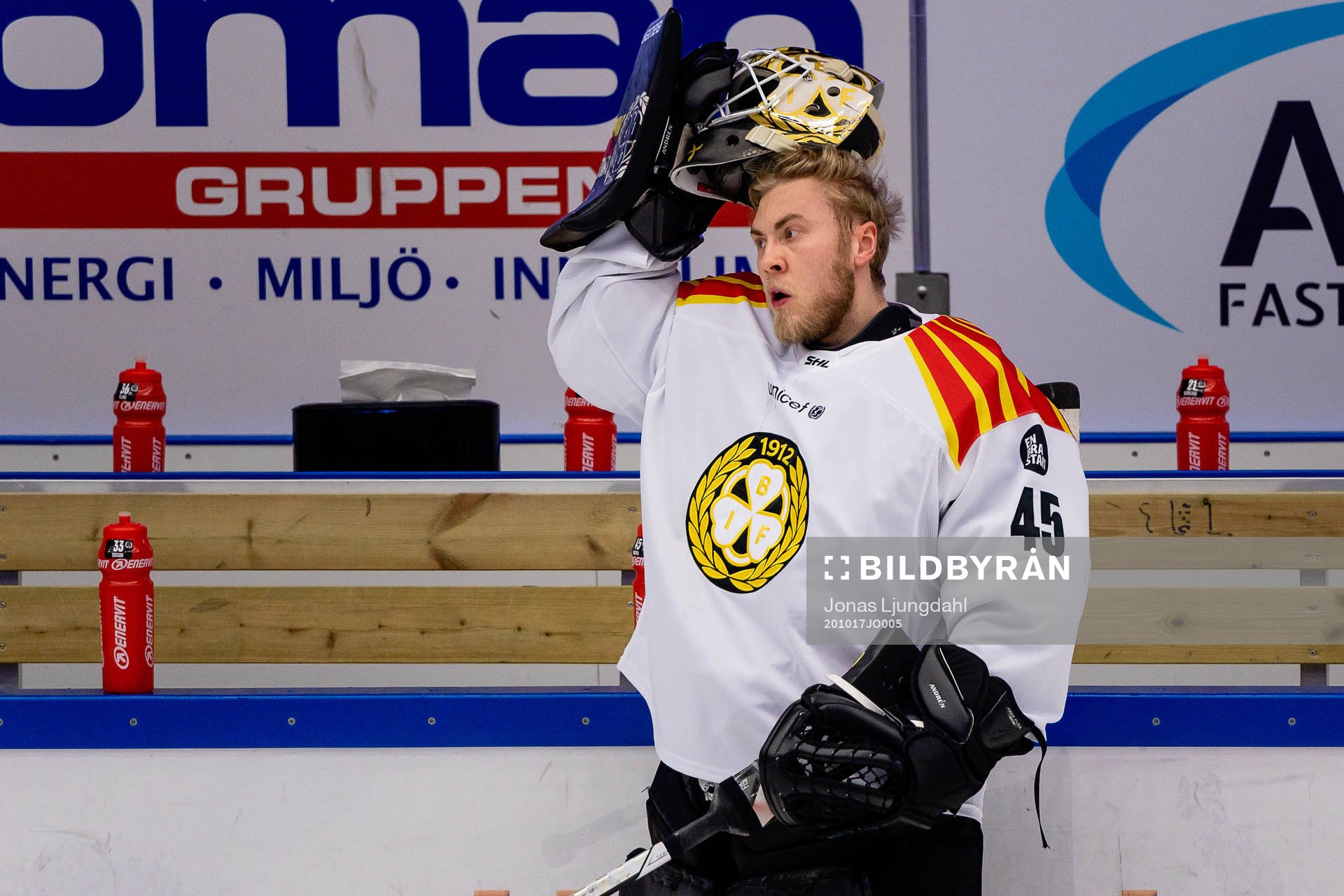 Brynäs målvakt Viktor Andrén