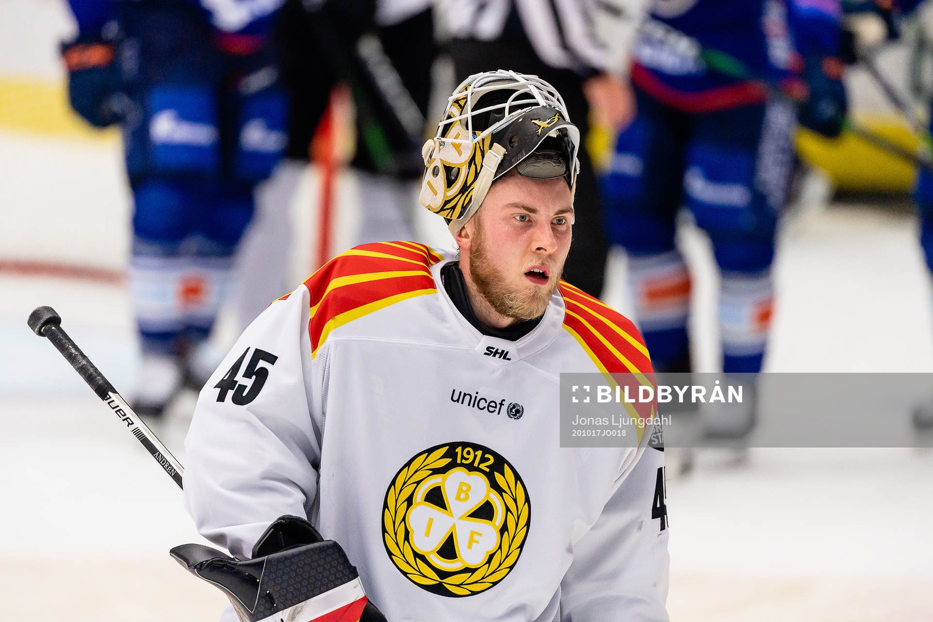 Brynäs målvakt Viktor Andrén