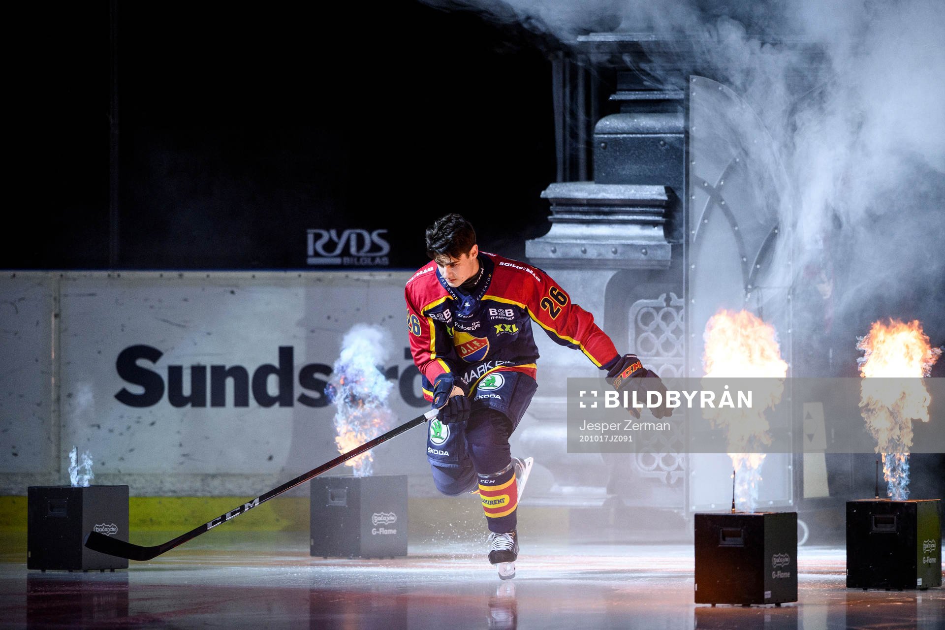 Djurgårdens Alex Brännstam gör entré
