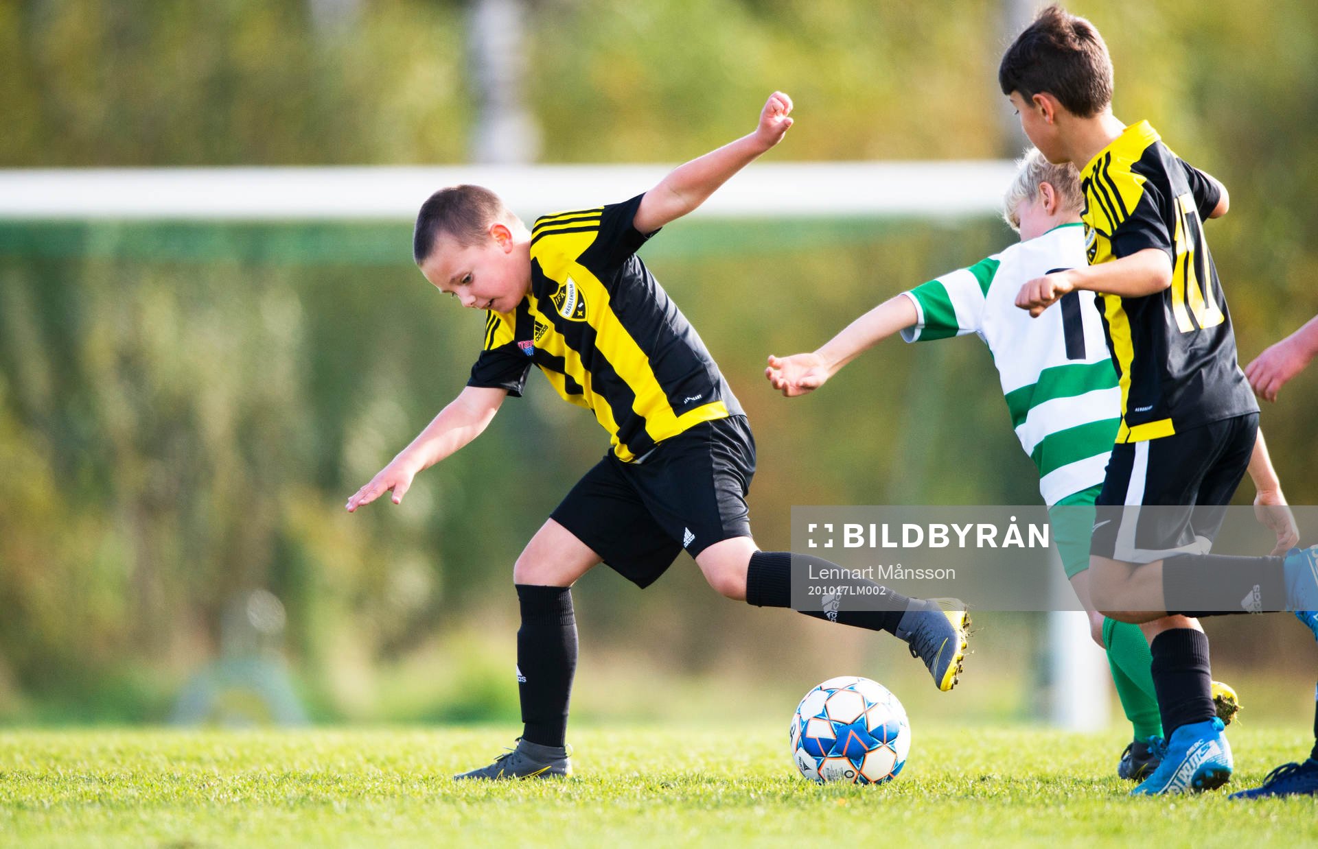 i matchen för pojkar 9 år mellan IFK Hässleholm och VMA