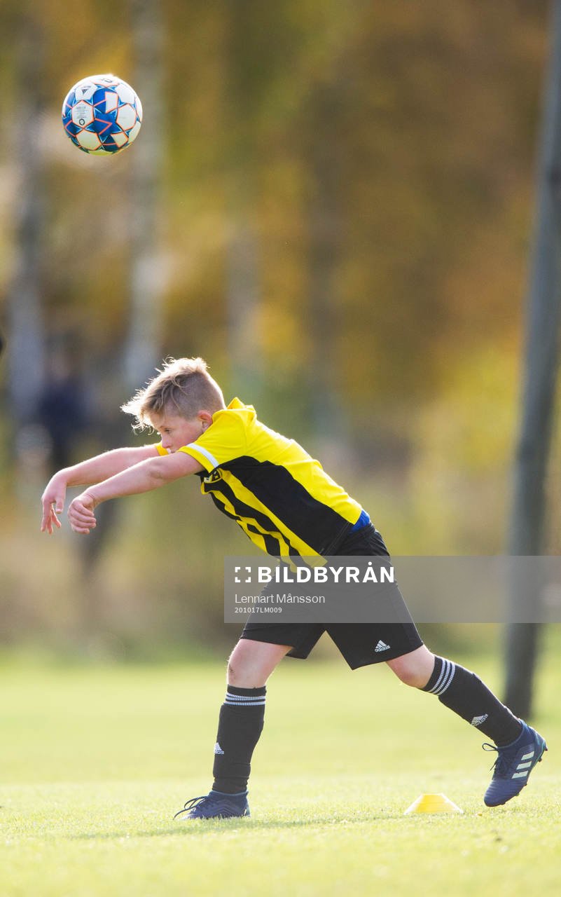 i matchen för pojkar 9 år mellan IFK Hässleholm och VMA