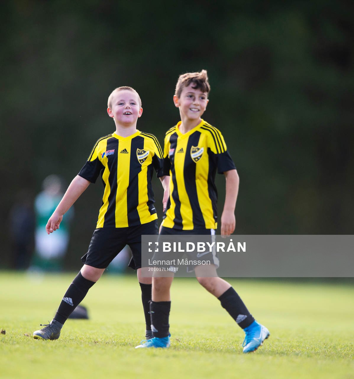 i matchen för pojkar 9 år mellan IFK Hässleholm och VMA