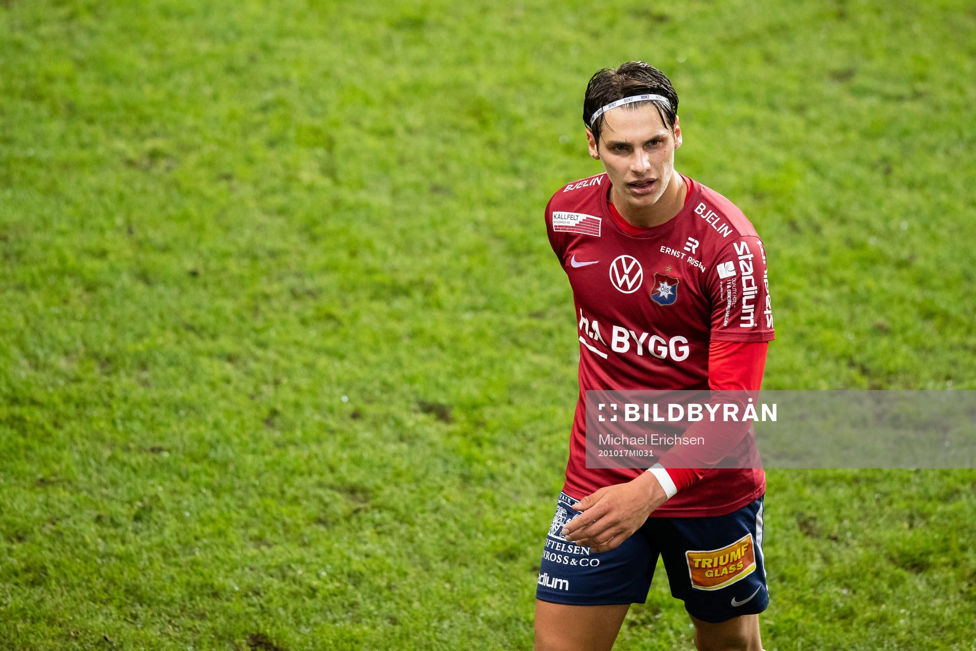 Örgrytes Kevin Ackermann deppar i halvtid av