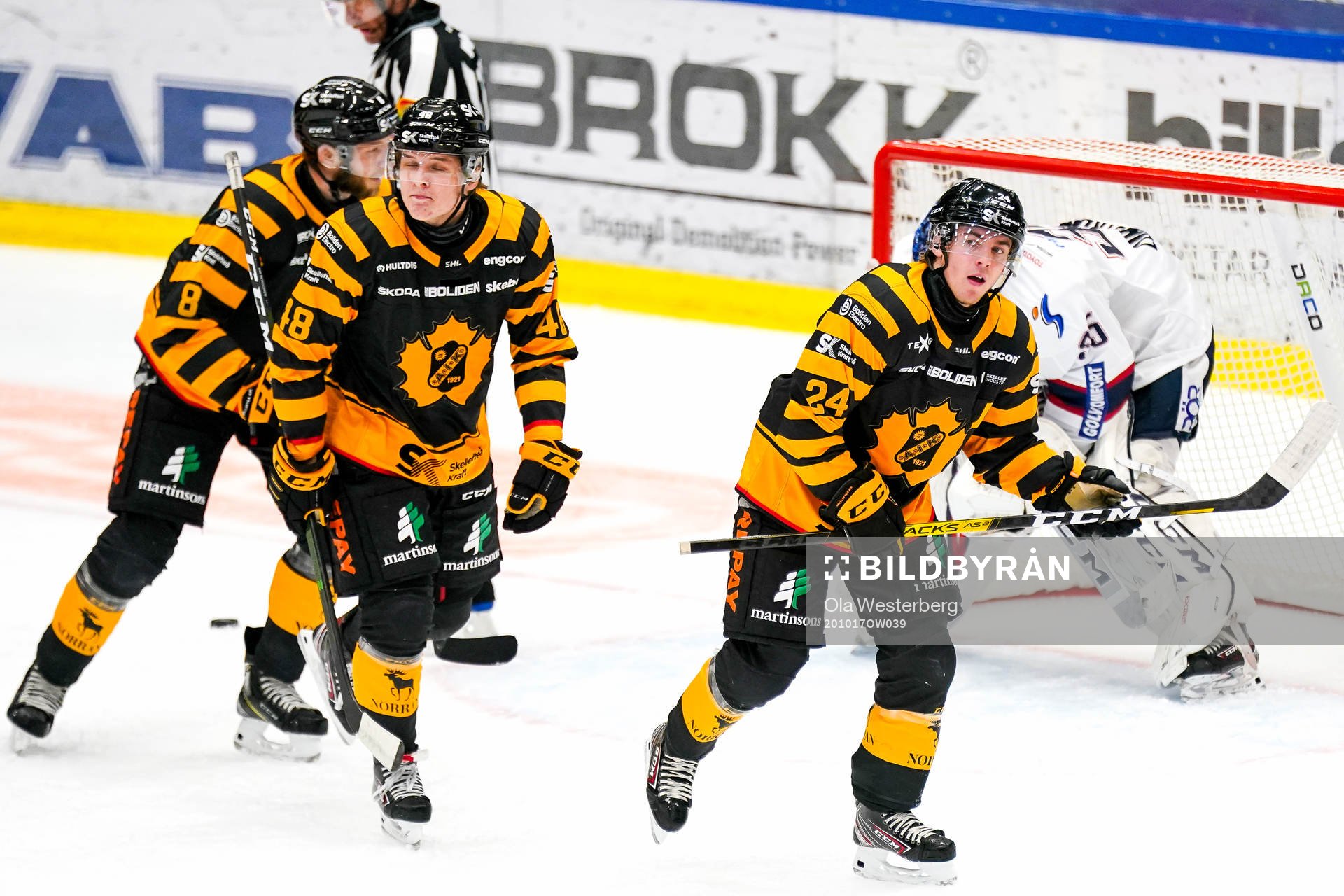 Skellefteås Andreas Wingerli , Jonatan Berggren  och