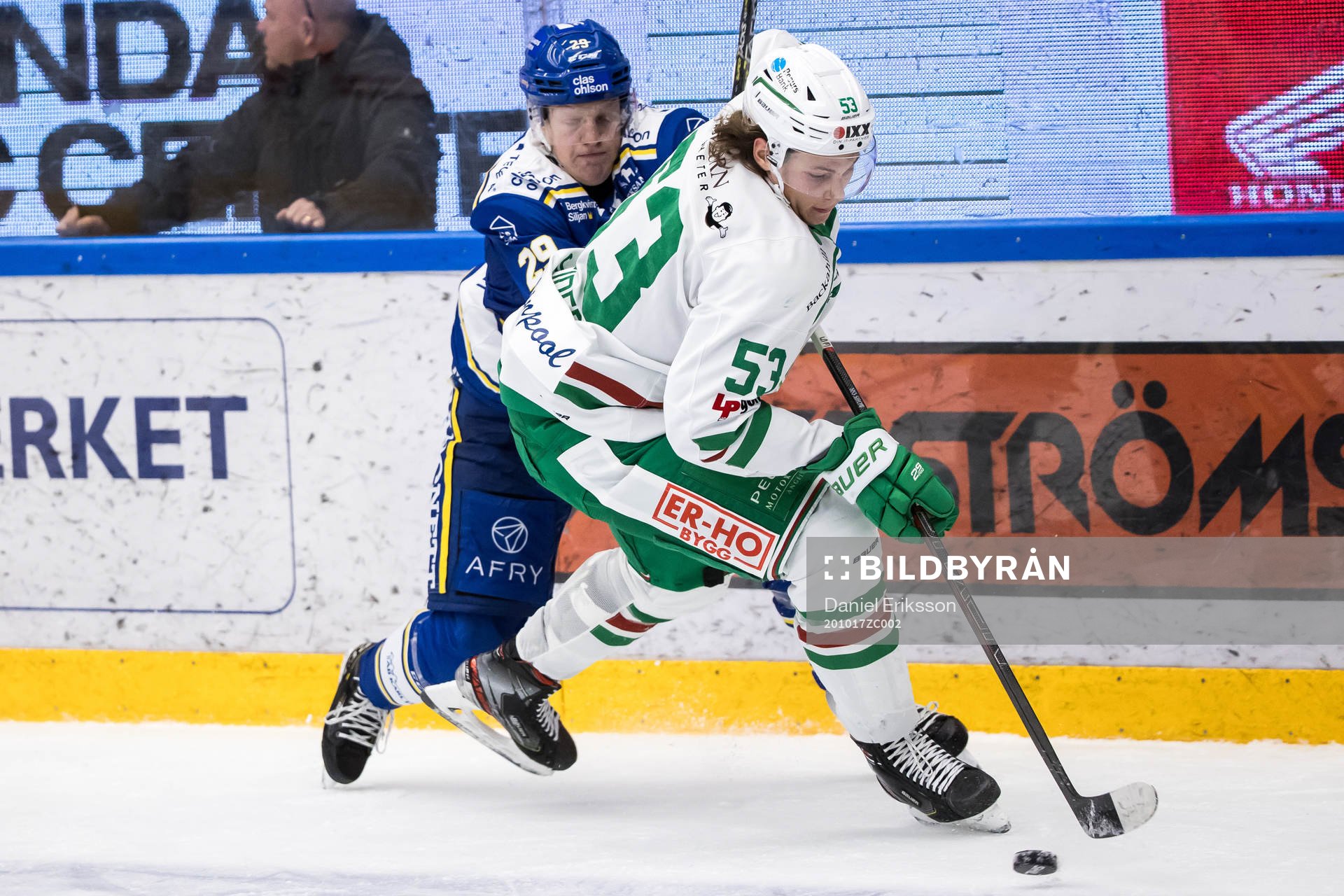 Leksands Emil Heineman och Rögles Moritz Seider