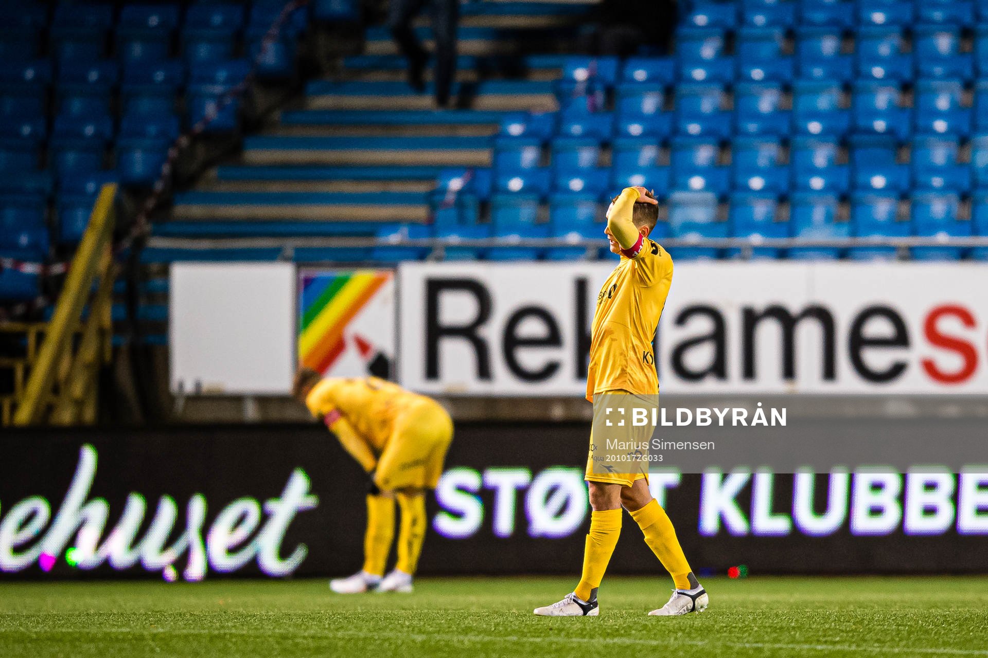 Morten Ågnes Konradsen of Bodø/Glimt looks dejected