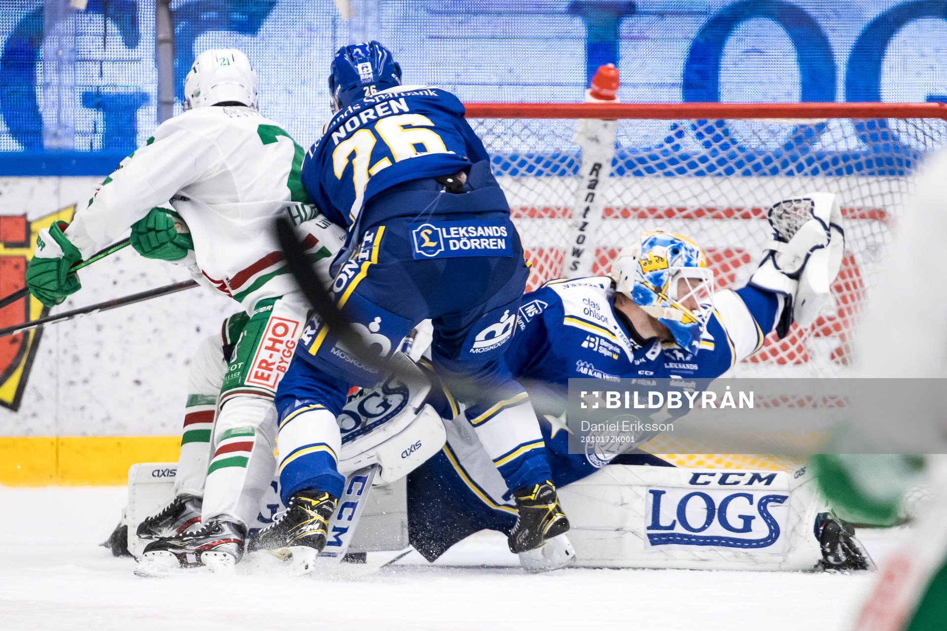 Leksands målvakt Janne Juvonen