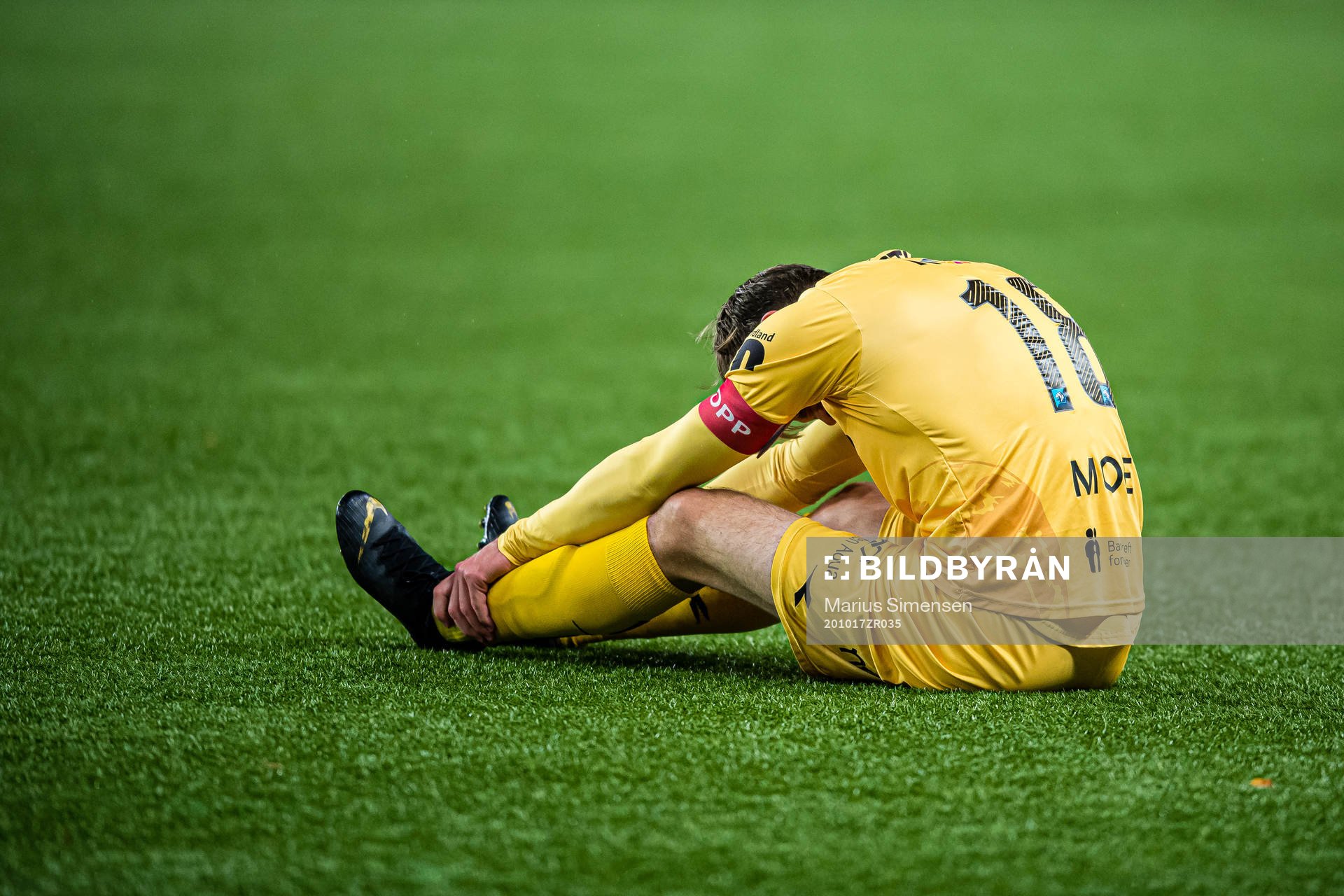 Brede Mathias Moe of Bodø/Glimt looks dejected