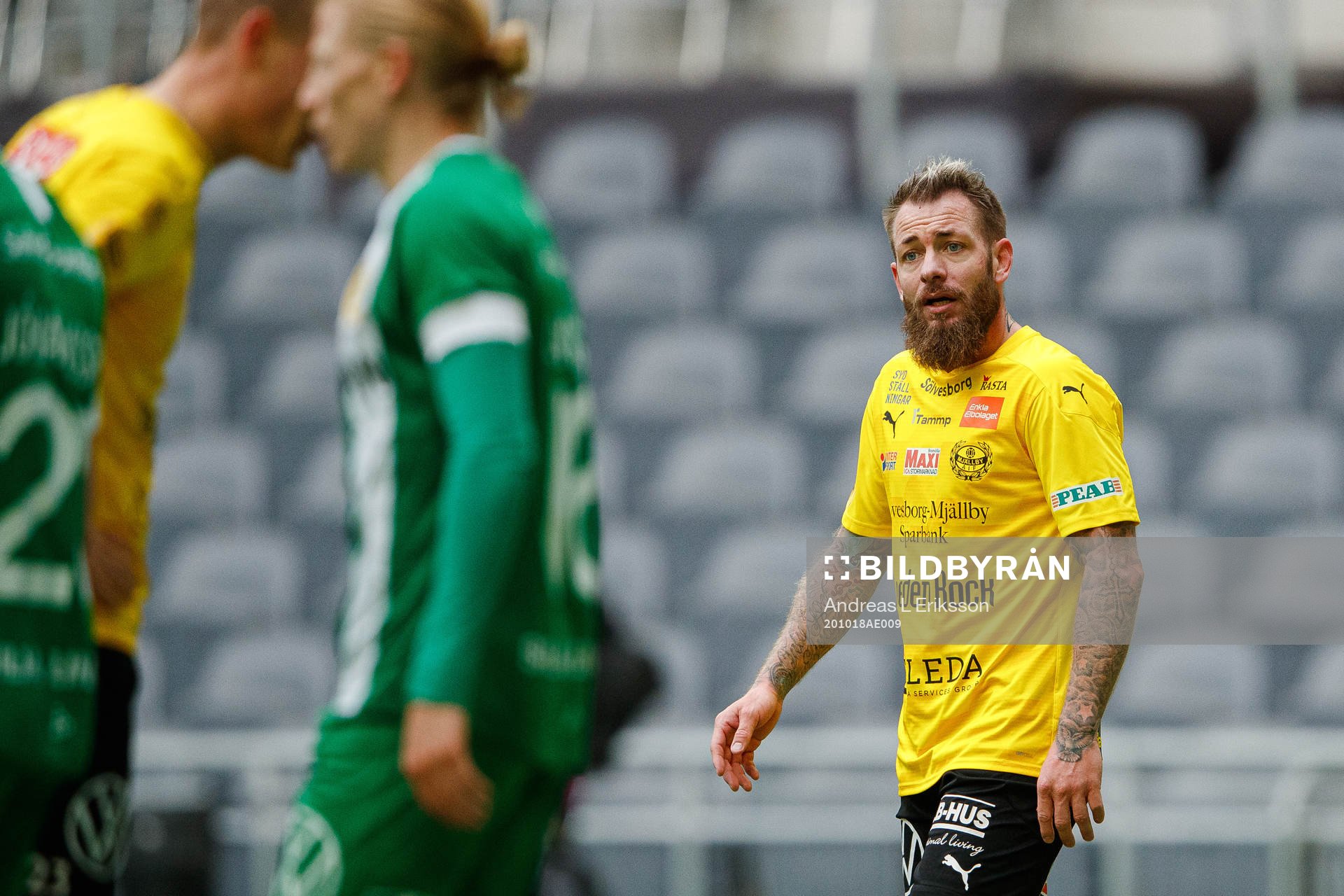 Mjällbys Martin Spelmann deppar