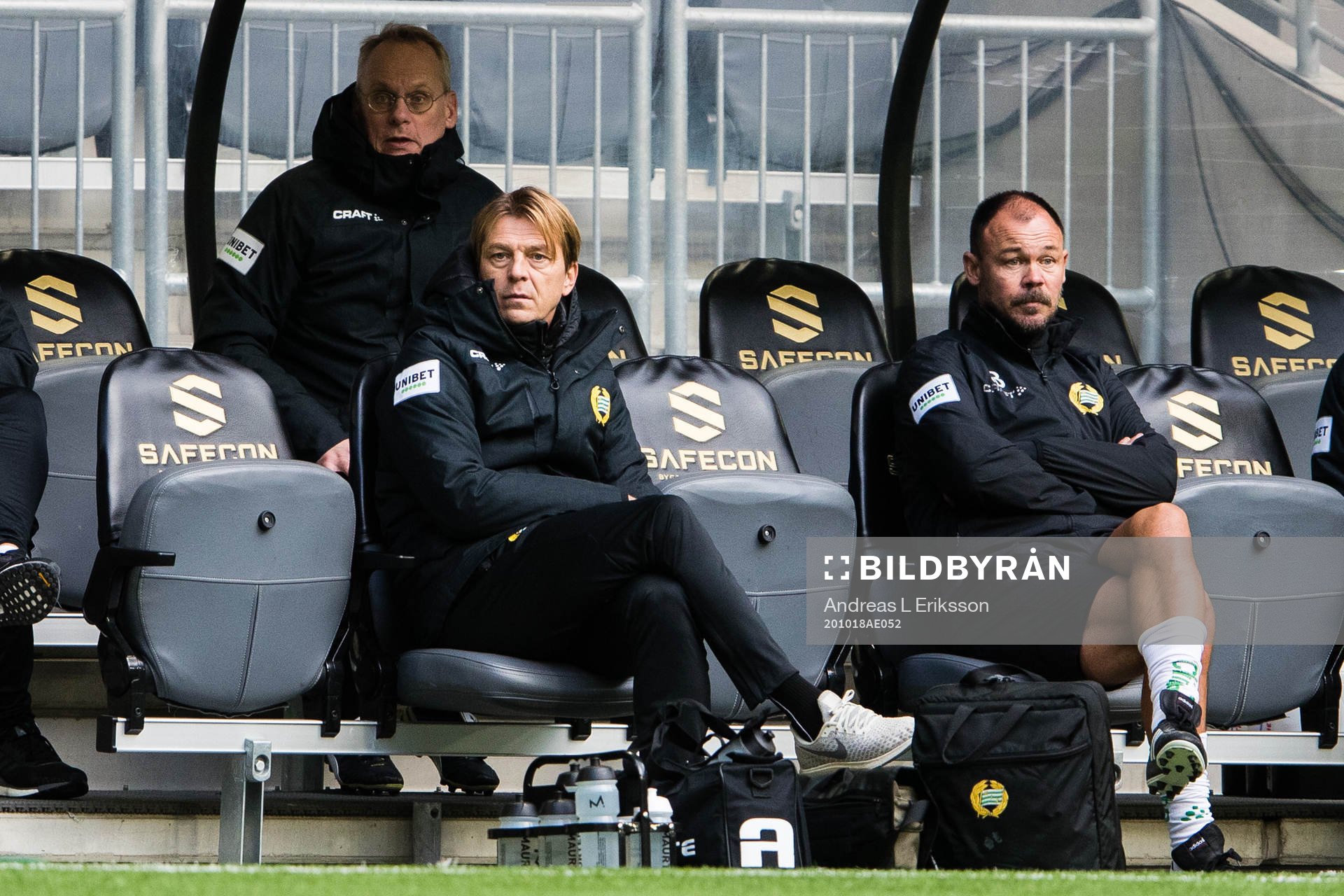 Hammarbys assisterande tränare Tony Gustavsson och