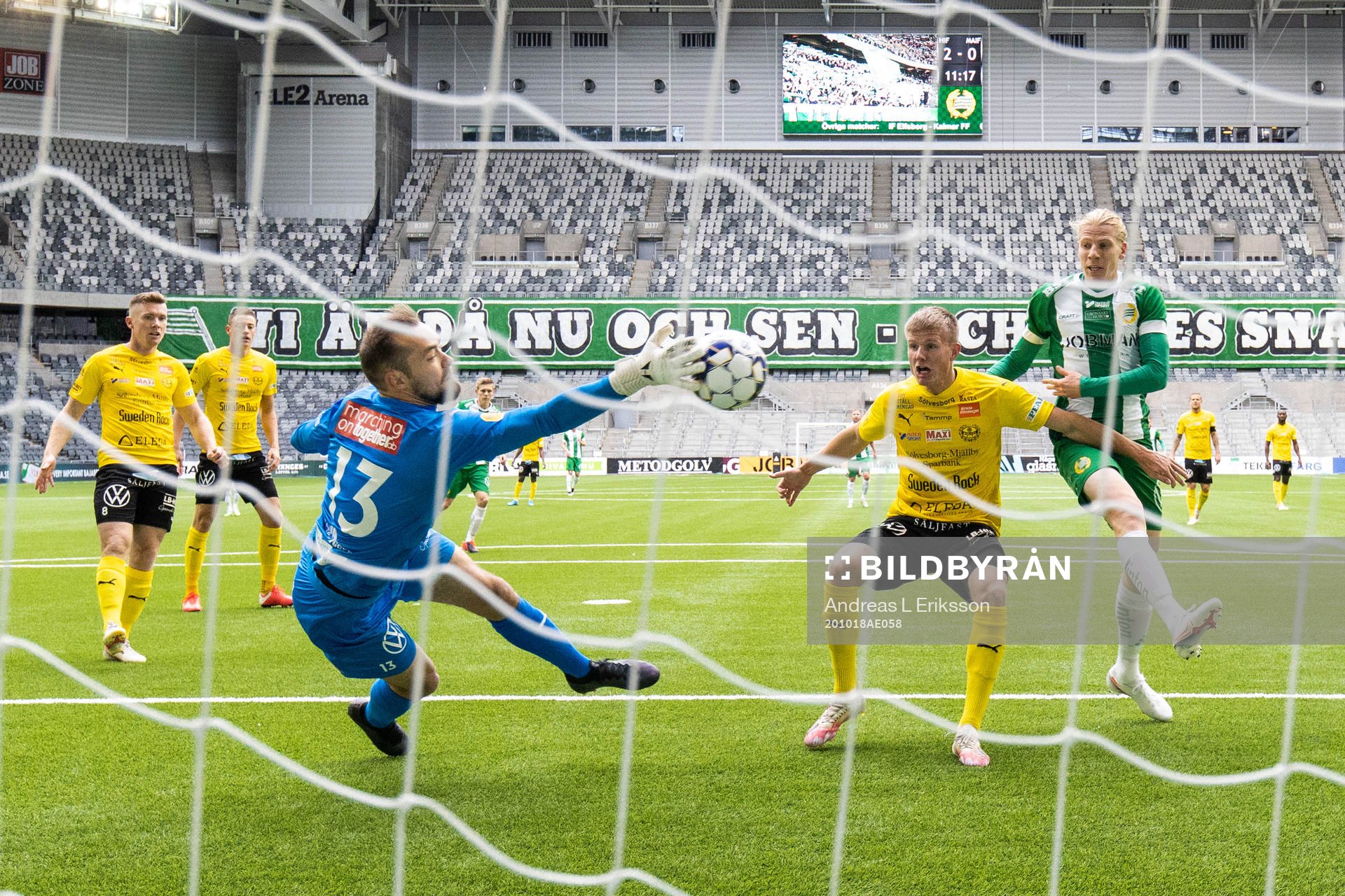 Hammarbys Gustav Ludwigson gör 3-0