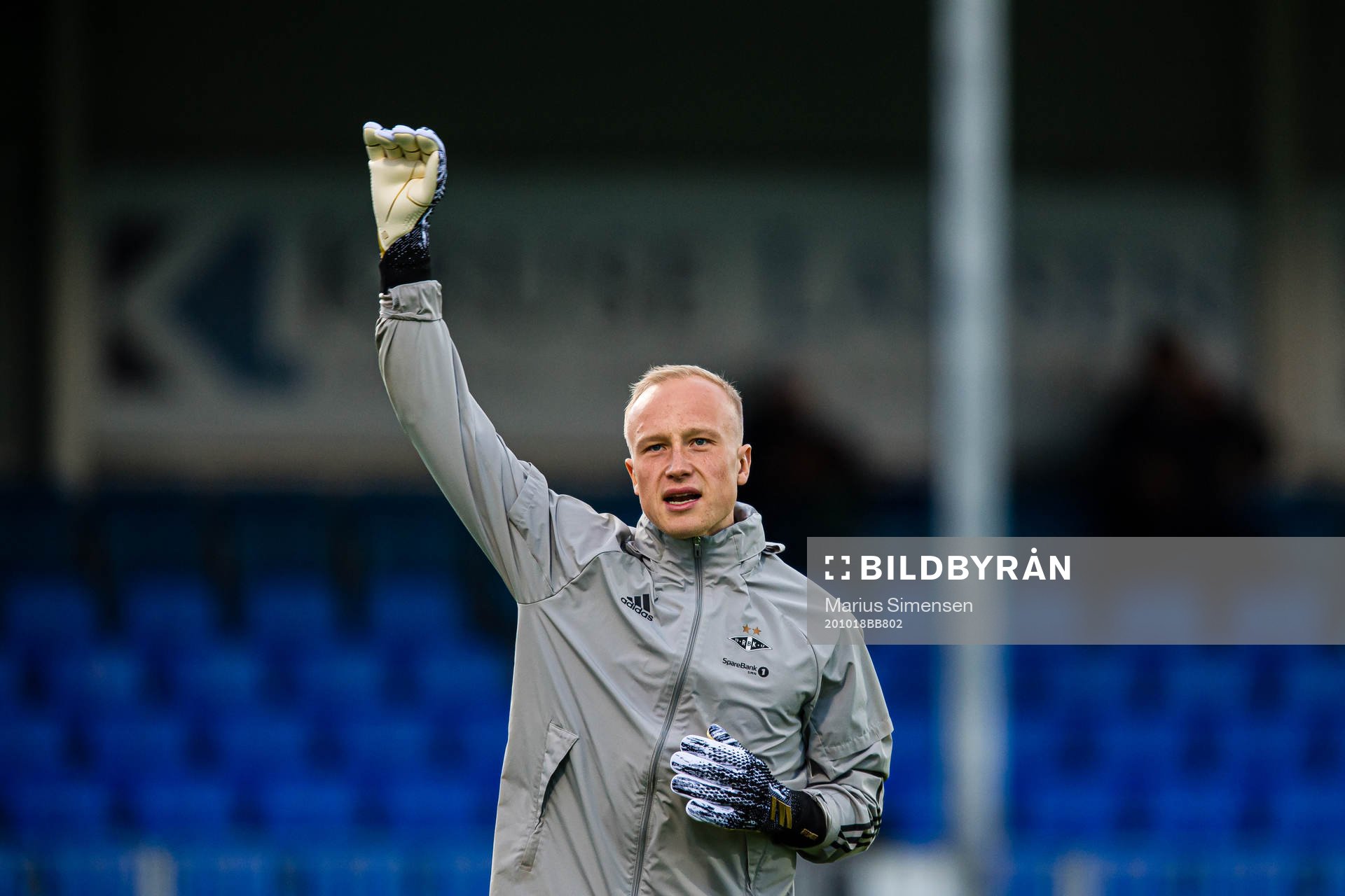 Julian Rekdahl Faye Lund of Rosenborg ahead of the Eliteserien match between Kristiansund and Rosenborg on October 18, 2020 in Kristiansund.