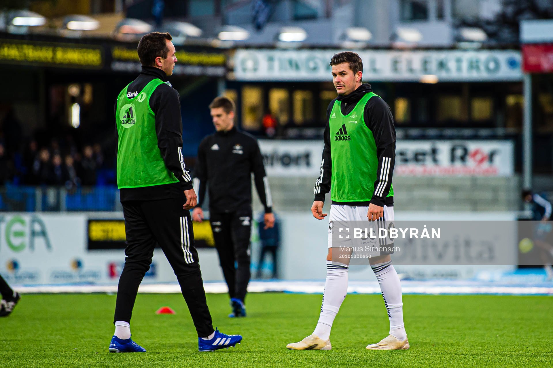 Even Hovland and Pål Andre Helland of Rosenborg