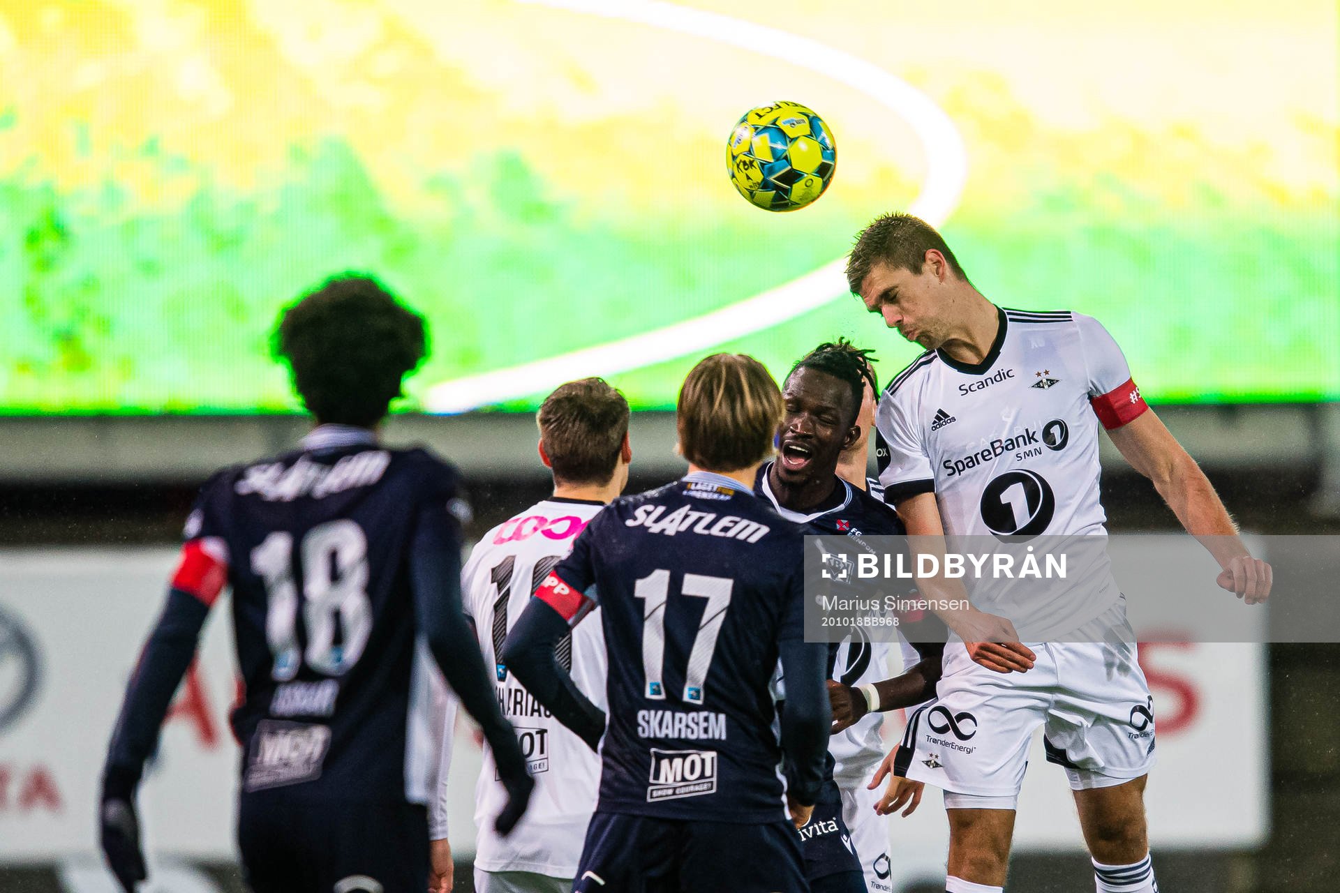 Amidou Diop of Kristiansund and Markus Henriksen of