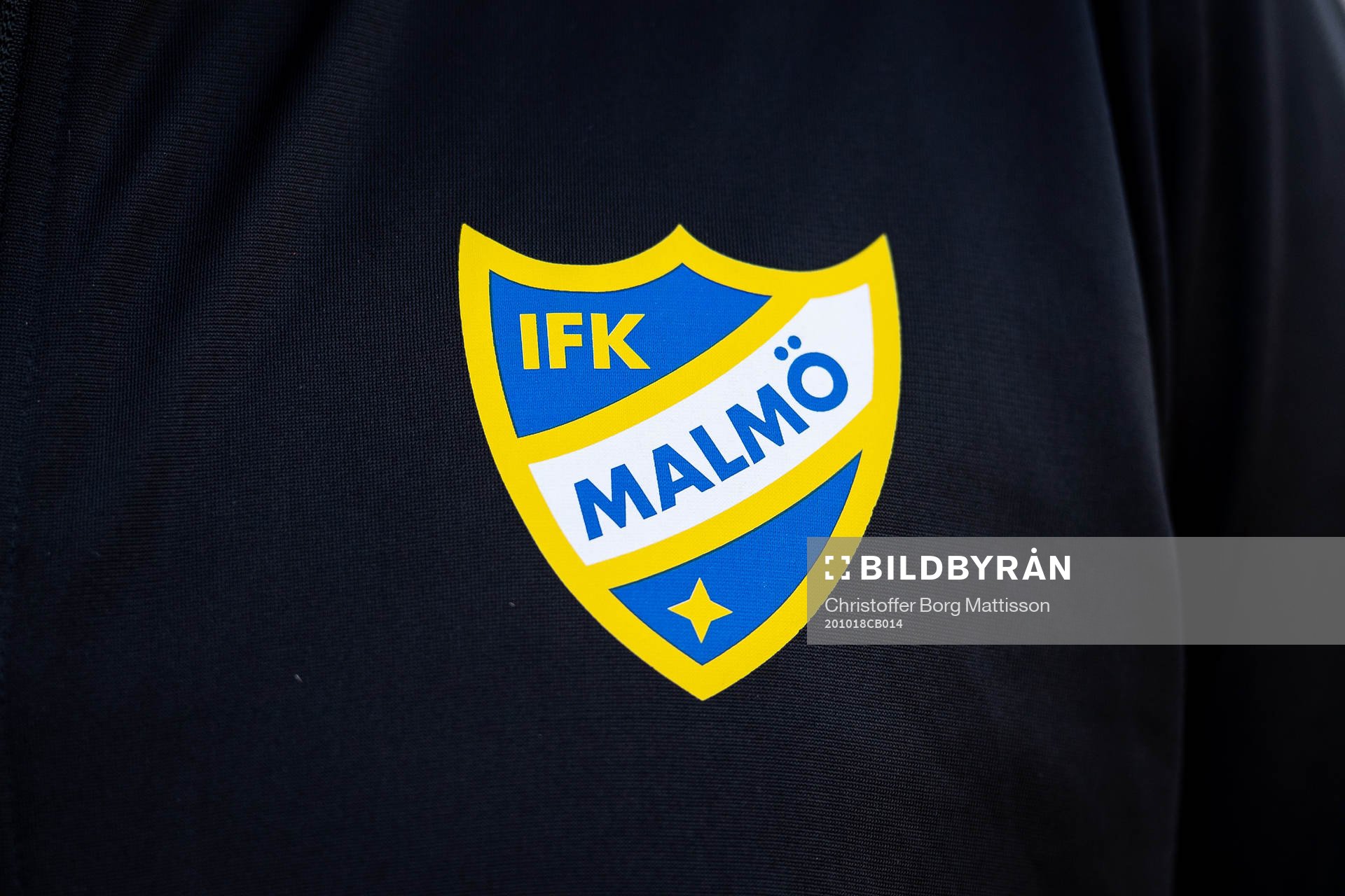 IFK Malmös klubbmärke på en tröja
