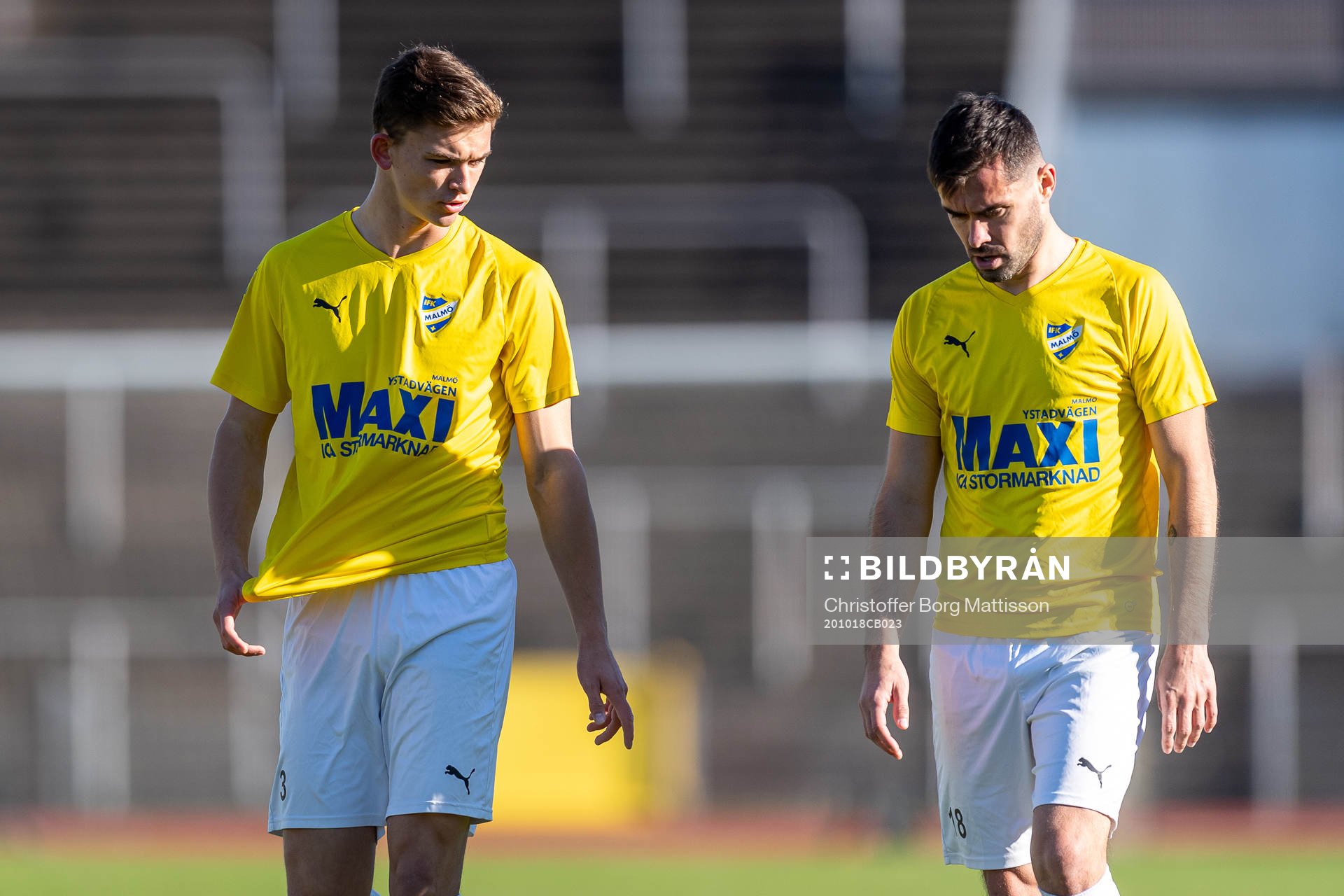 IFK Malmös Elliot Lindquist Nilsson och Igor Arsenijevic