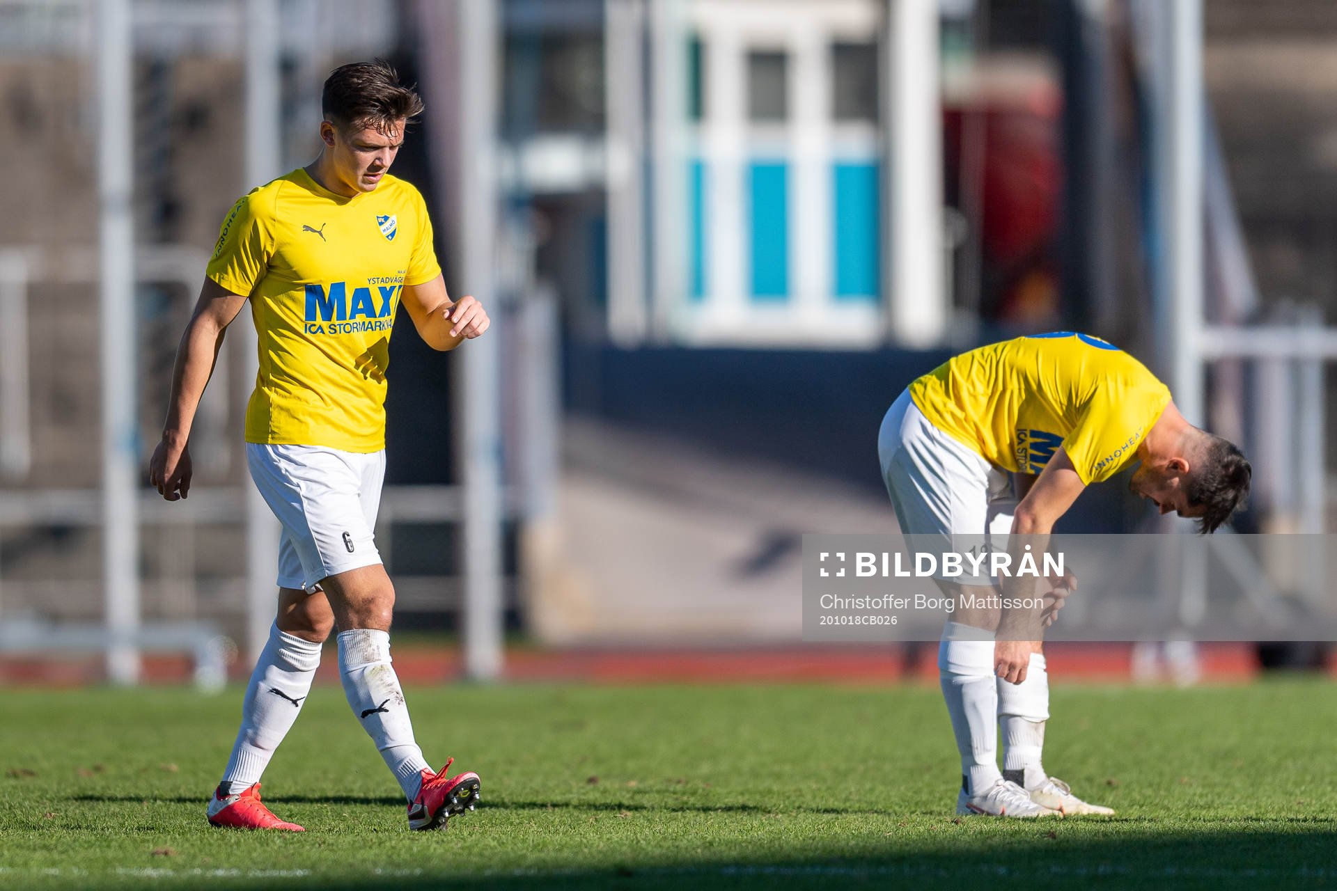 IFK Malmös Emil Johansson och Igor Arsenijevic deppar