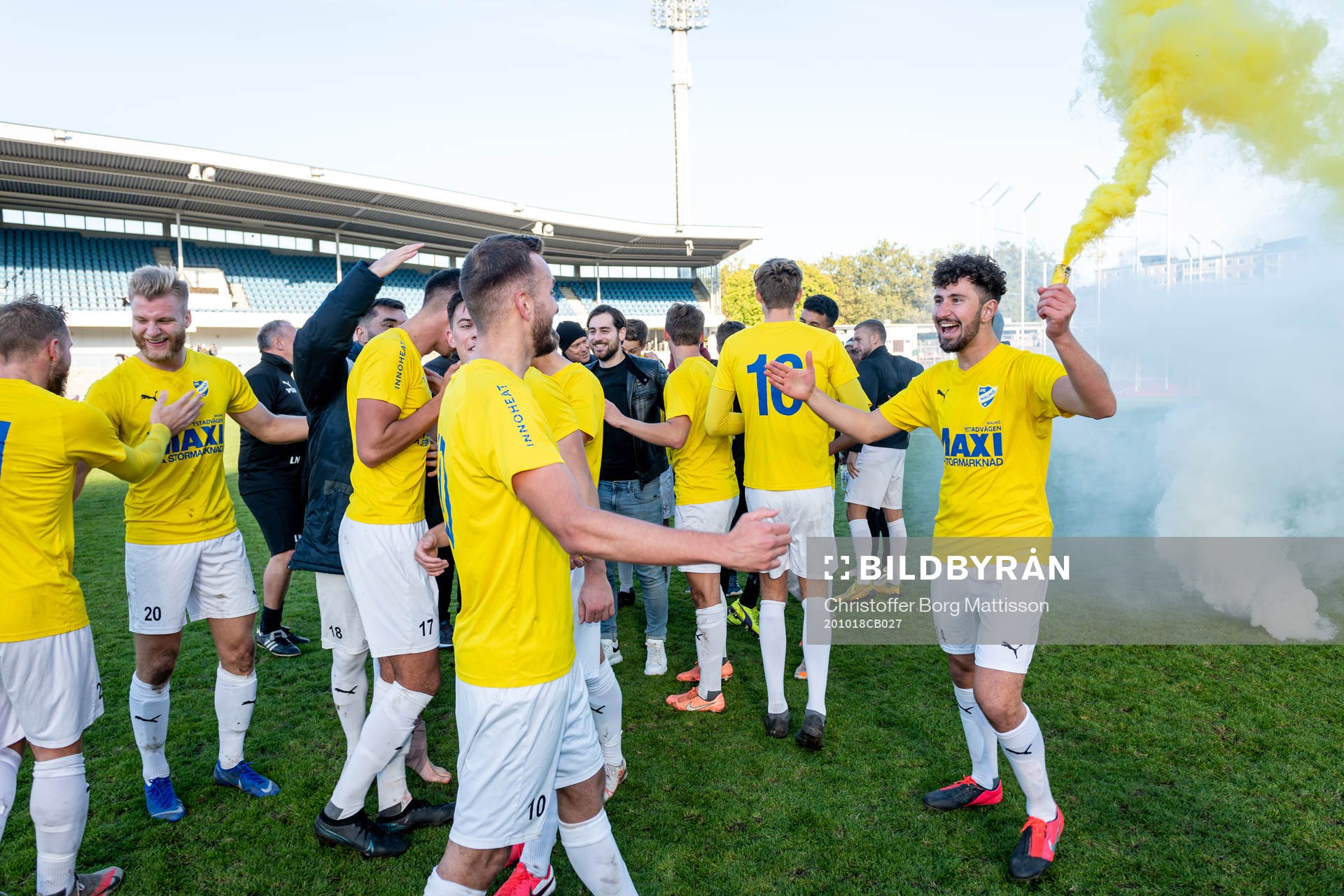 IFK Malmös Gani Bunjaku jublar