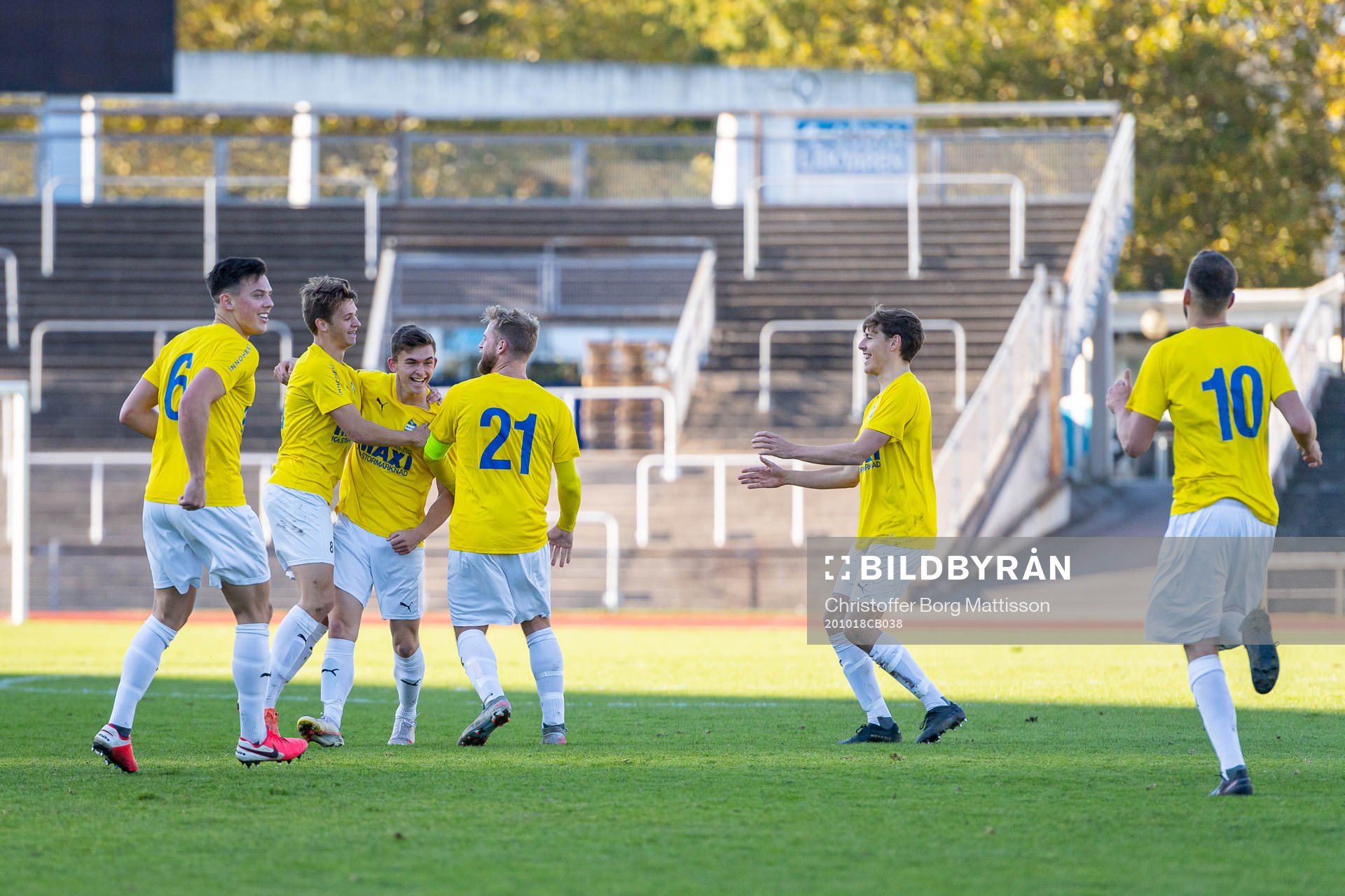 IFK Malmös spelare jublar
