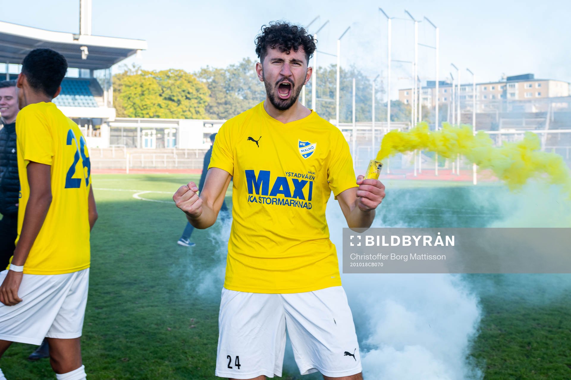 IFK Malmös Gani Bunjaku jublar