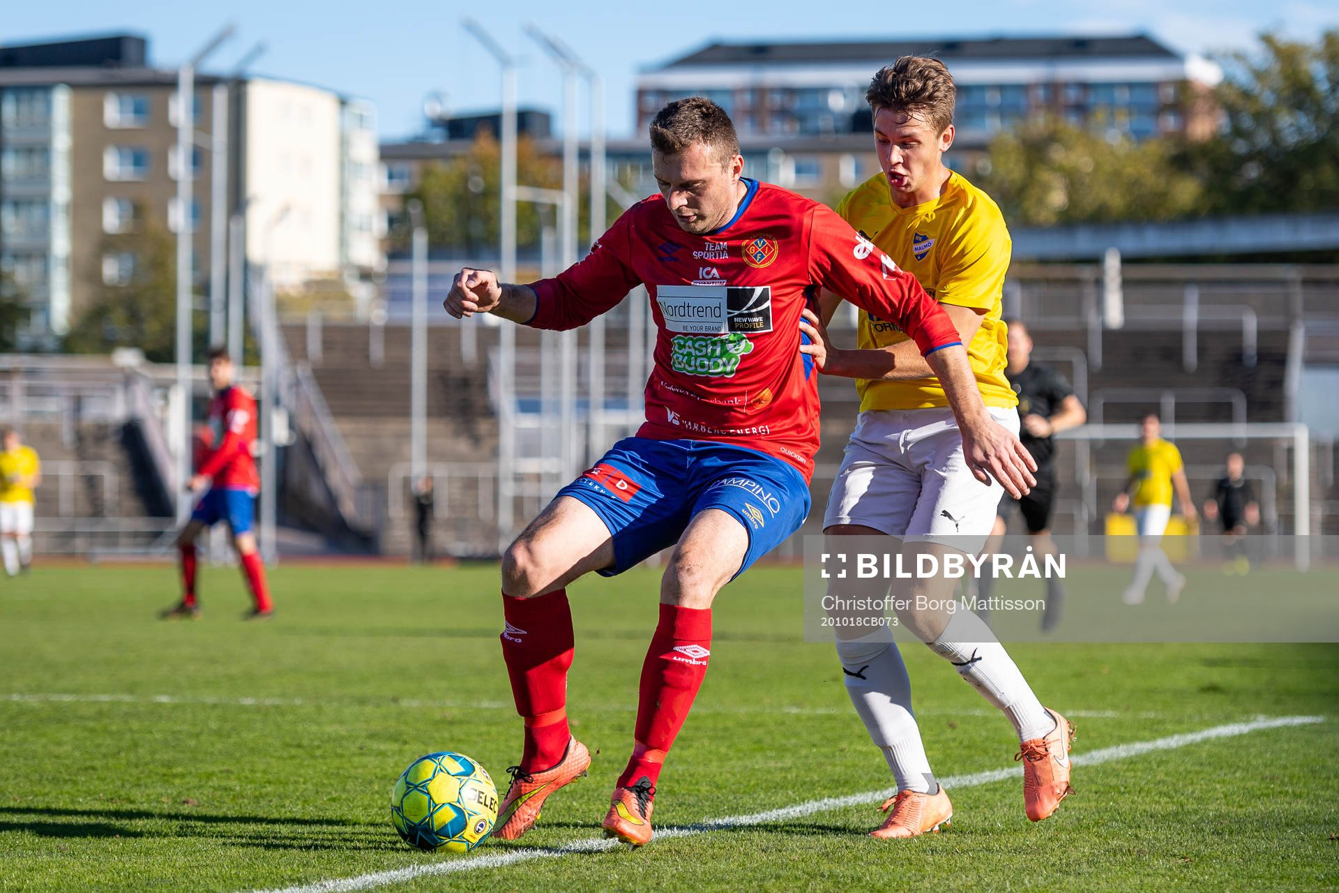 Varbergs GIFs Armin Helvida och IFK Malmös Emil Jönsson