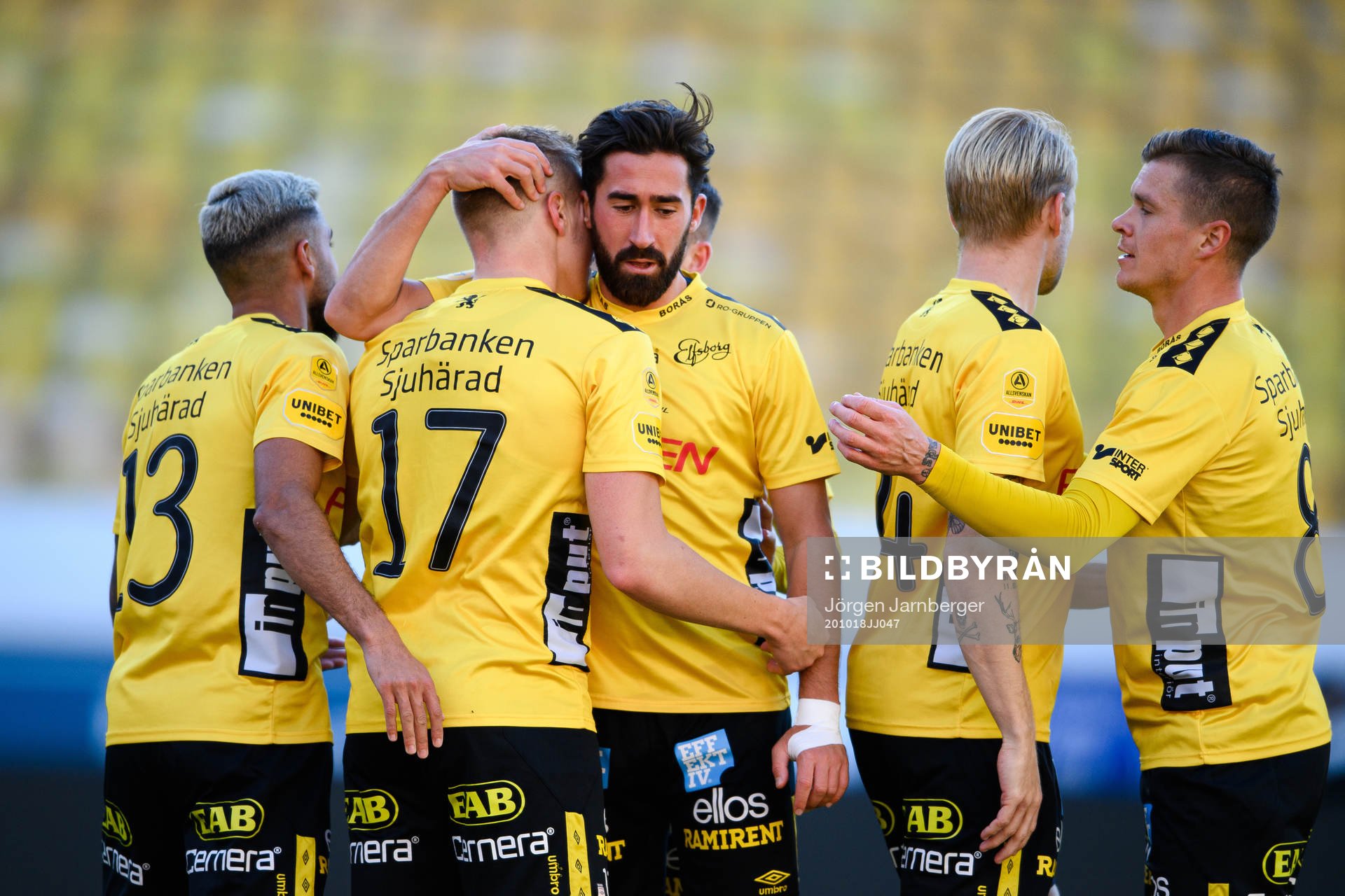 Elfsborgs Per Frick och Frederik Holst jublar