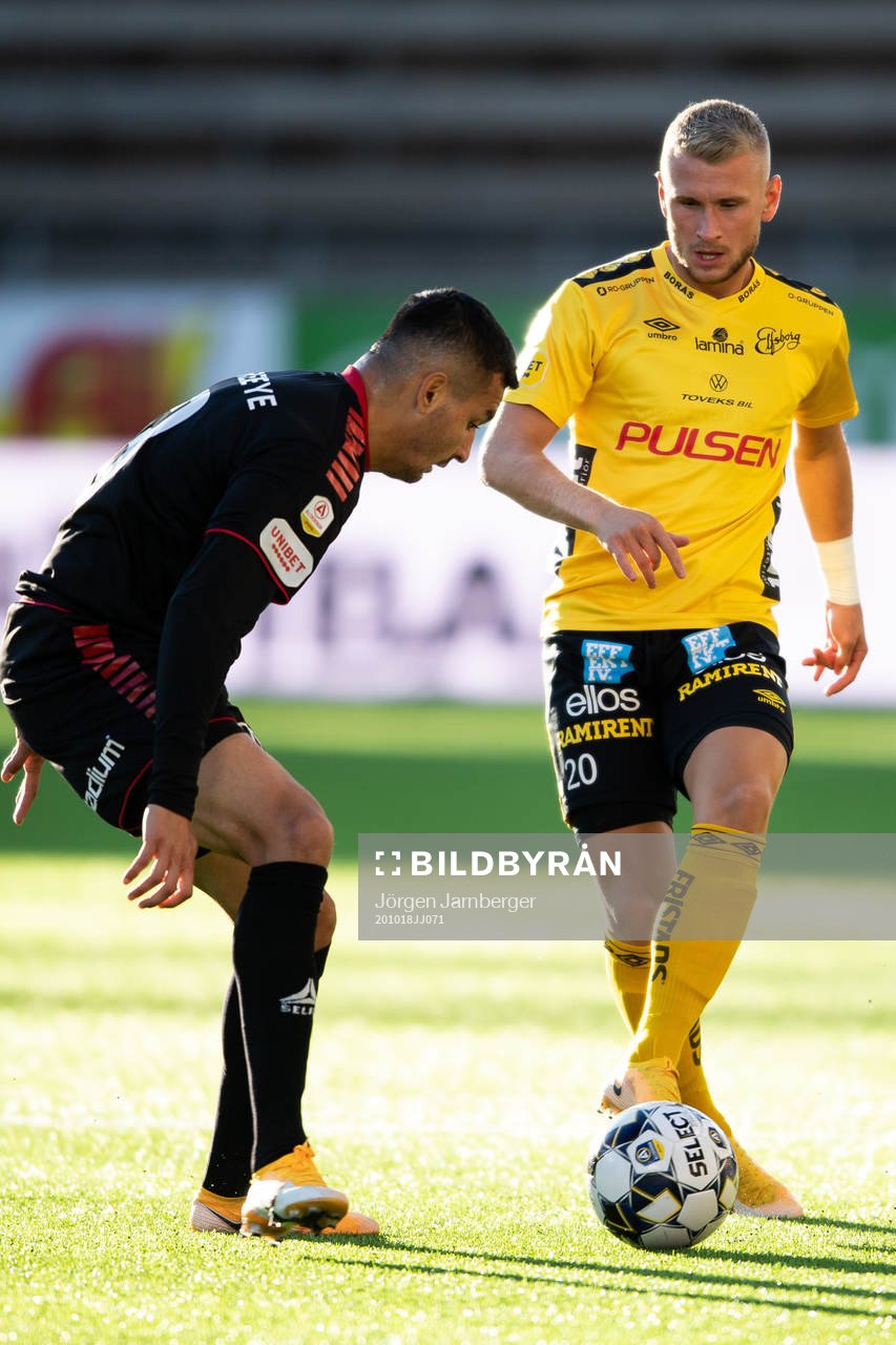 Elfsborgs Simon Strand och Kalmars Emin Nouri
