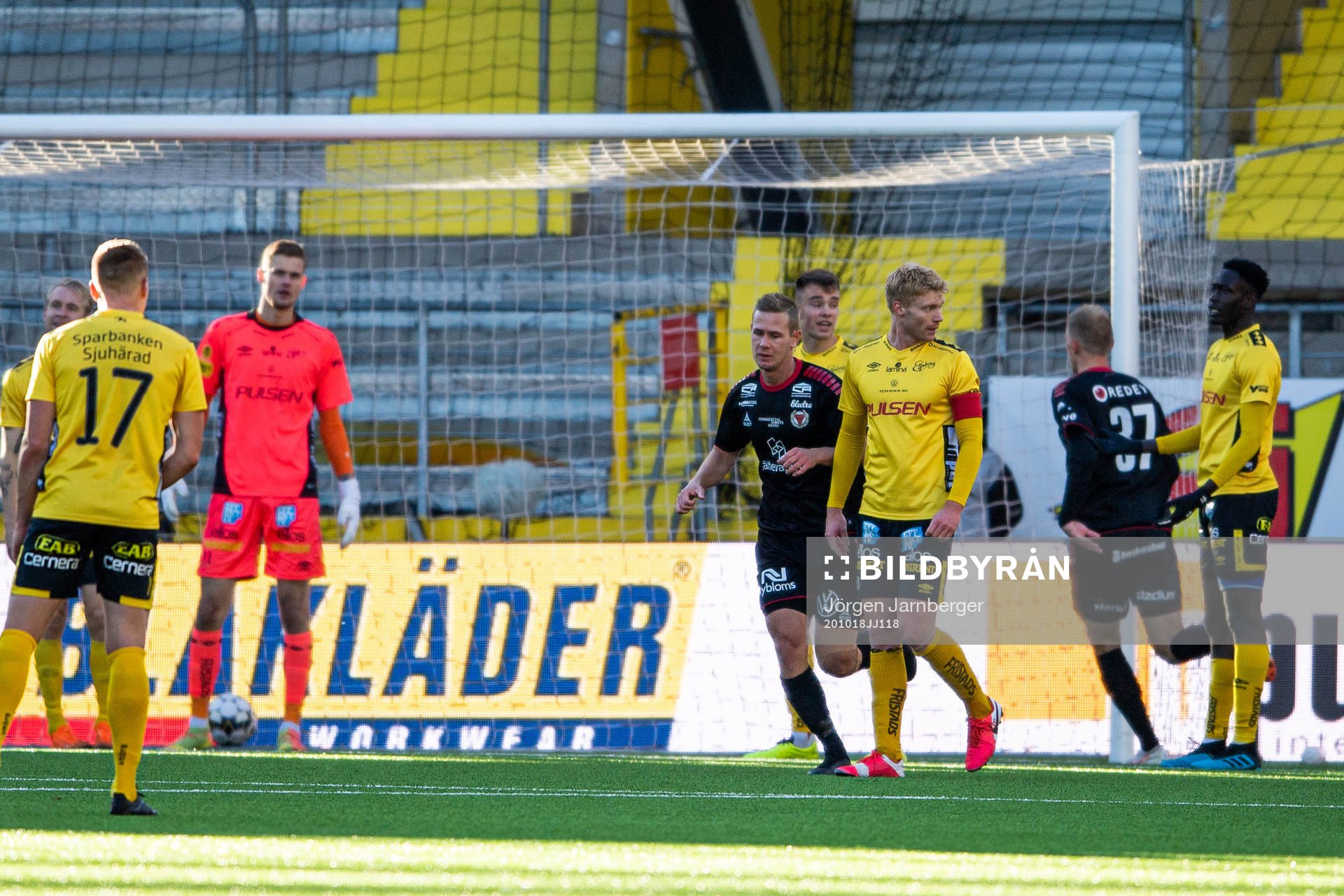 Kalmars Erik Israelsson har precis gjort 3-1