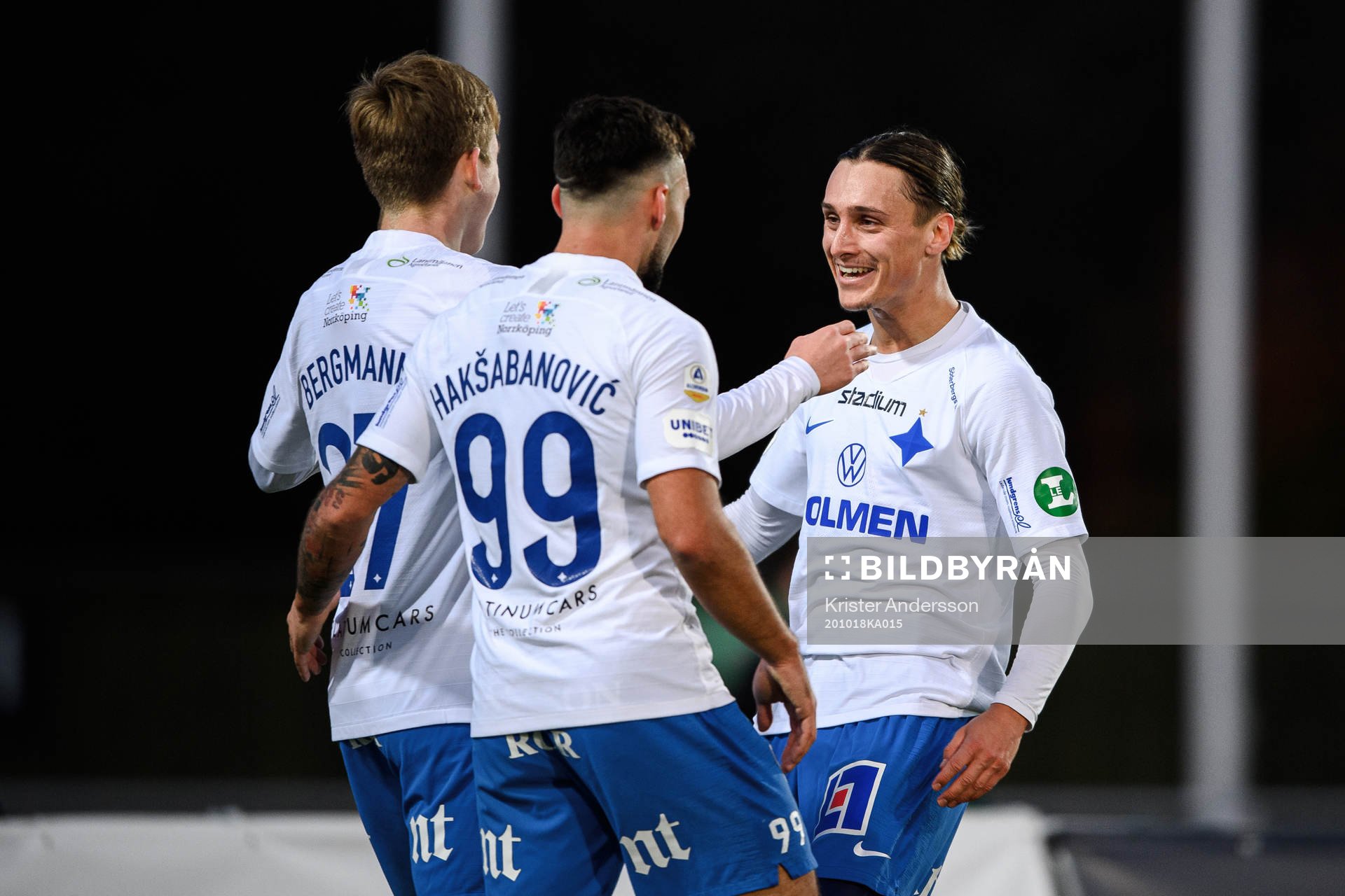 IFK Norrköpings Jonathan Levi jublar