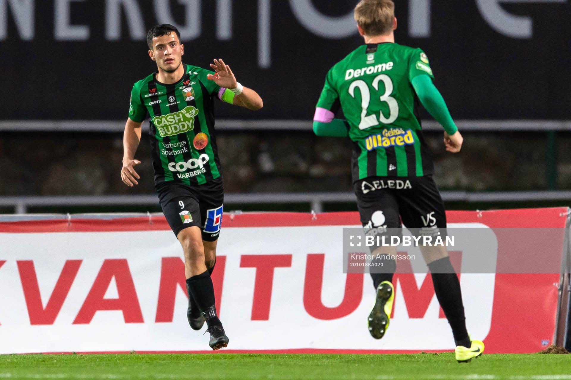 Varbergs Astrit Selmani jublar