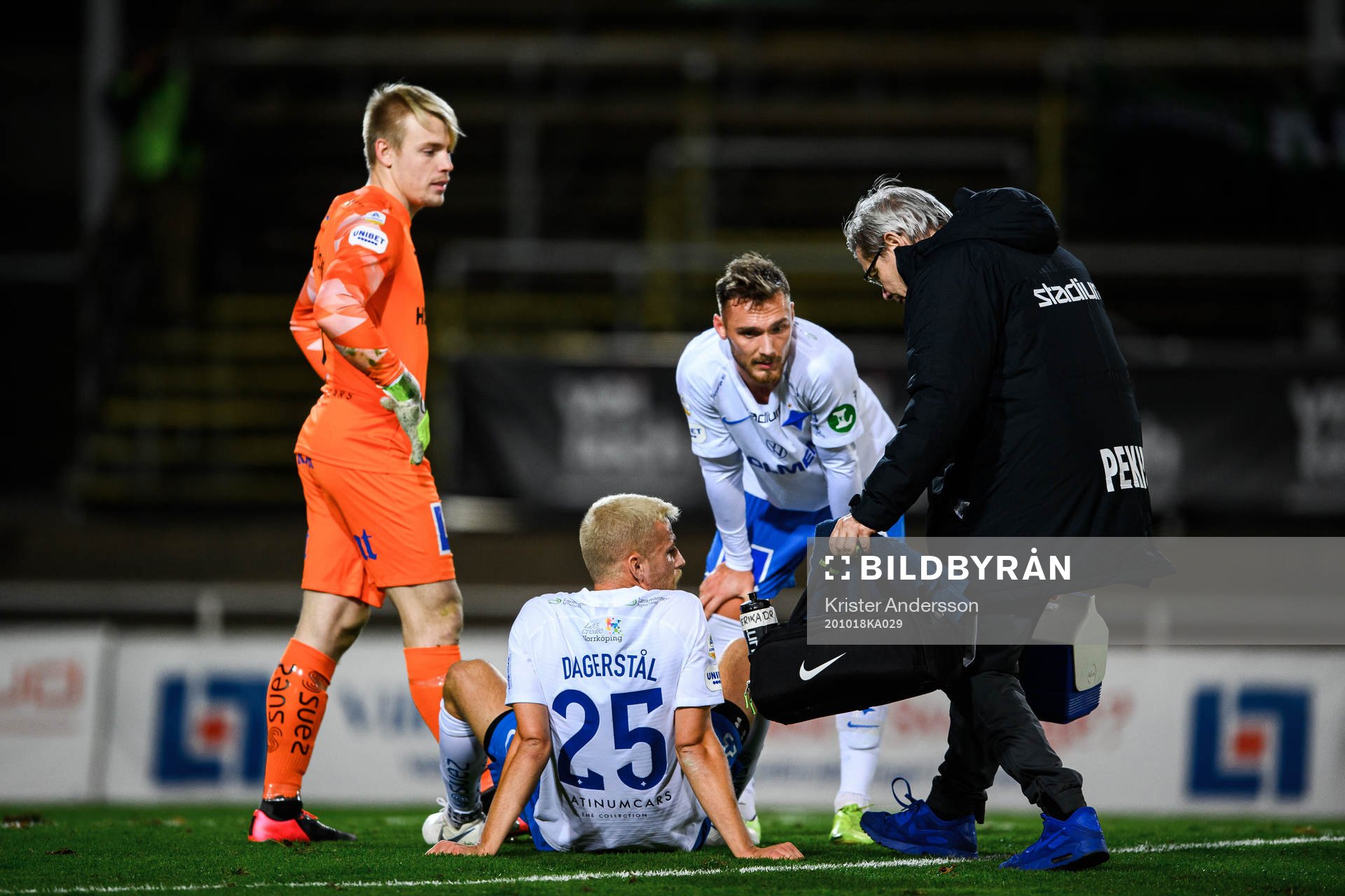 IFK Norrköpings Filip Dagerstål får vård