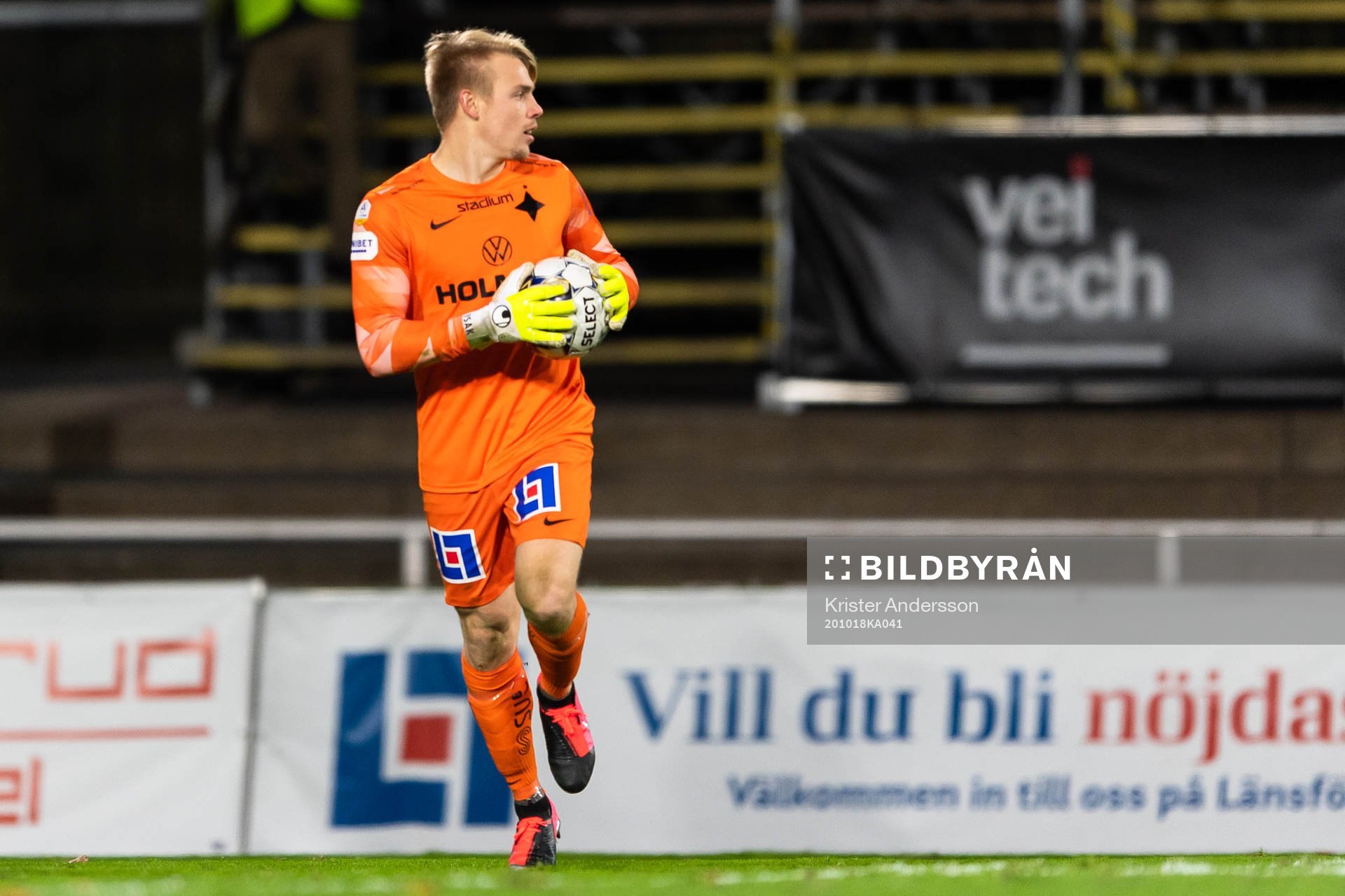 IFK Norrköpings målvakt Isak Pettersson