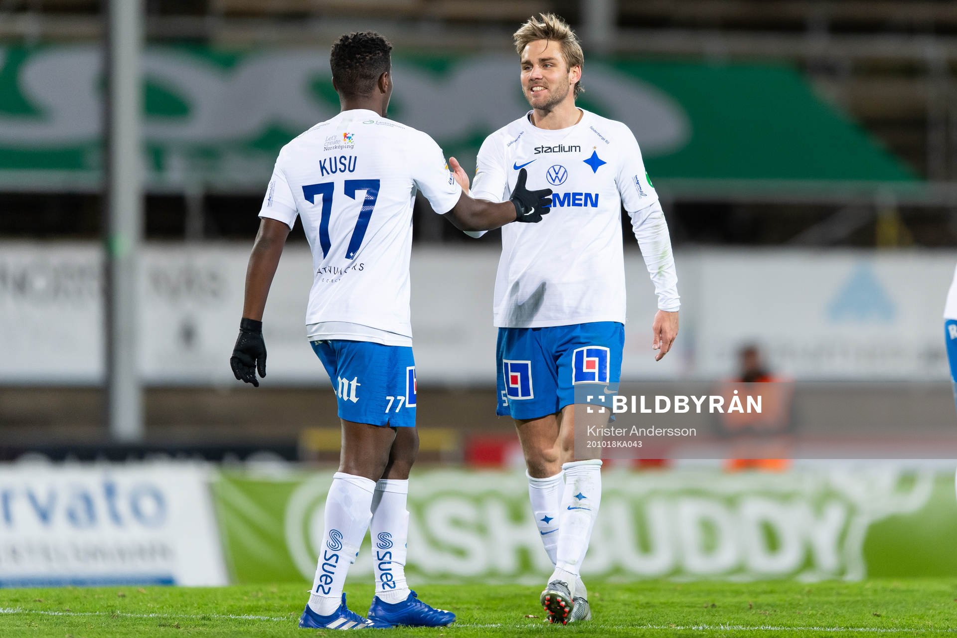 IFK Norrköpings Christoffer Nyman jublar