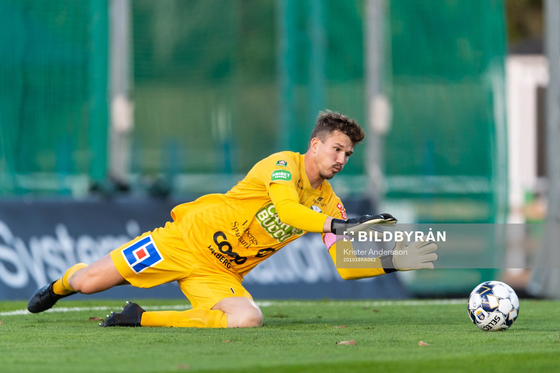 Varbergs målvakt August Strömberg