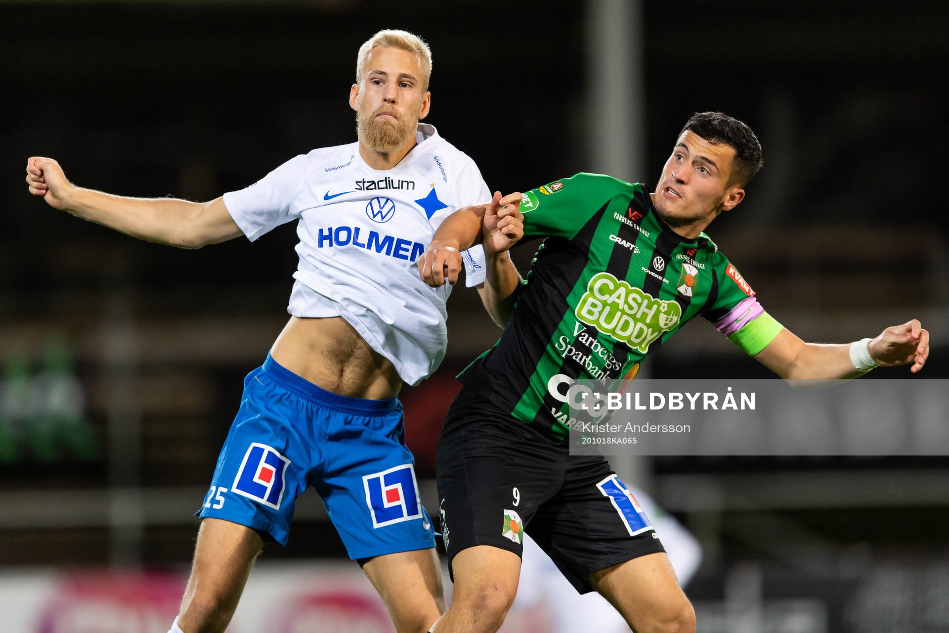IFK Norrköpings Filip Dagerstål och Varbergs Astrit