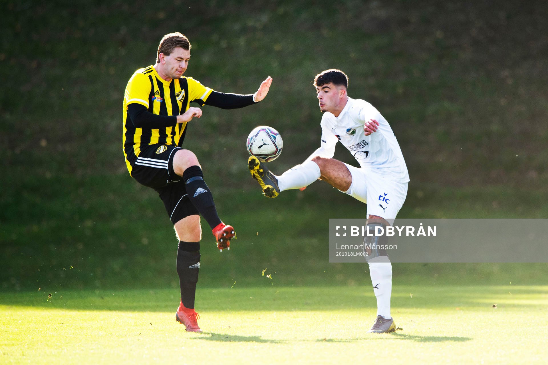 IFK Hässleholms Mattias Jönsson i matchen mellan