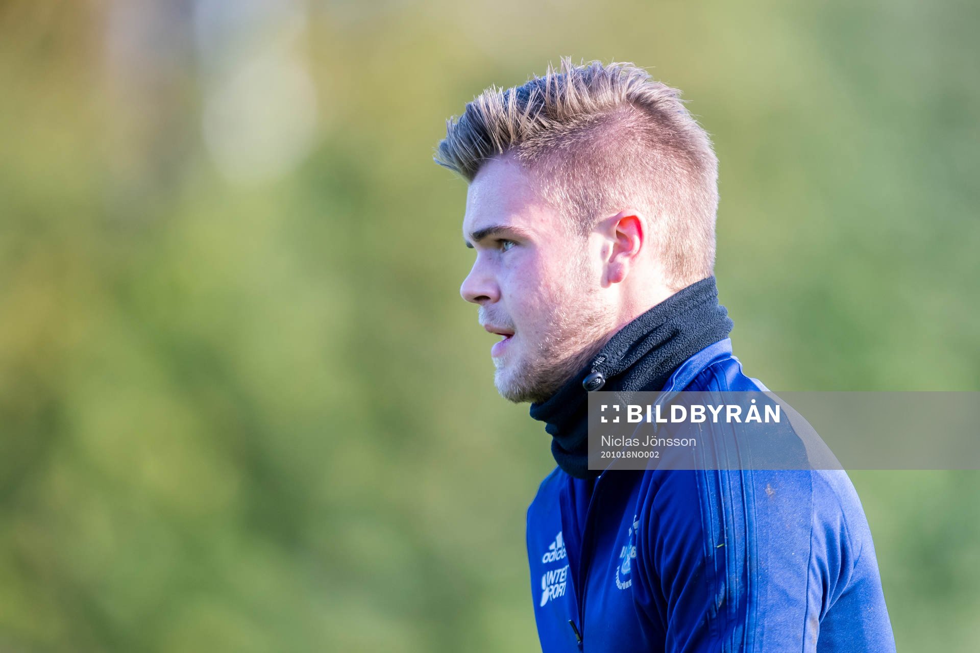 Ängelholms målvakt Robin Streifert